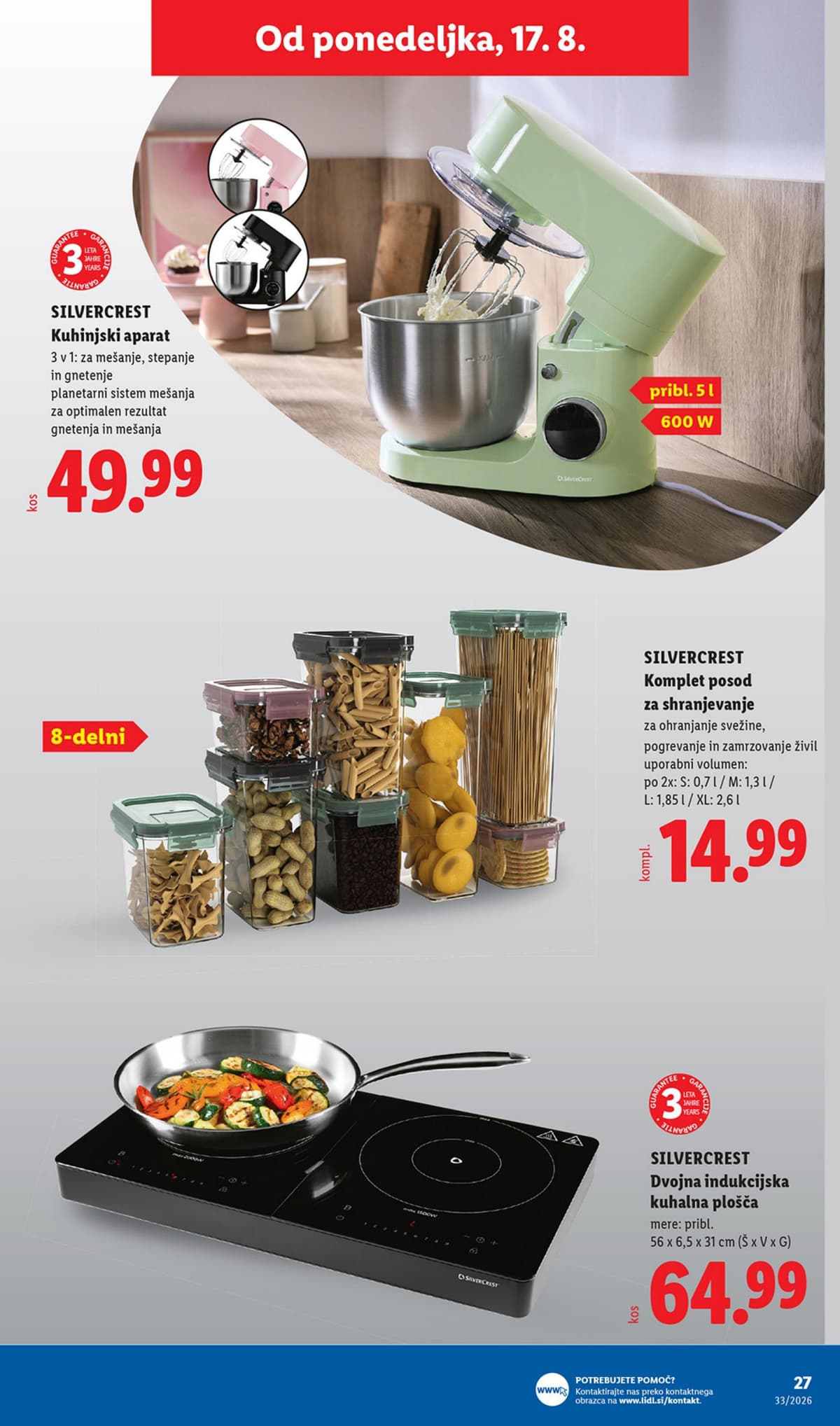 Stran 15. Lidl kataloga - Neživila od 10.08.2026