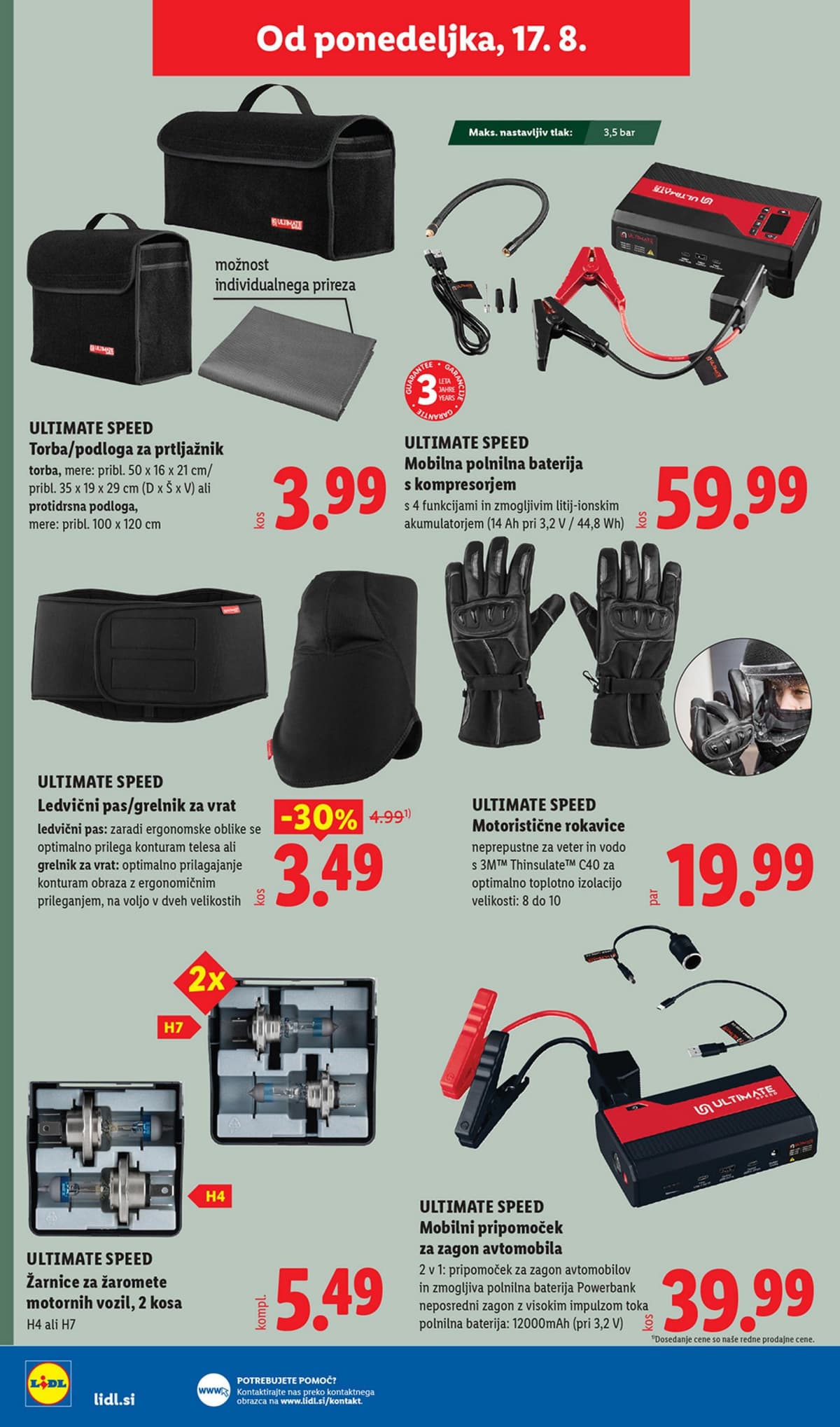 Stran 20. Lidl kataloga - Neživila od 10.08.2026