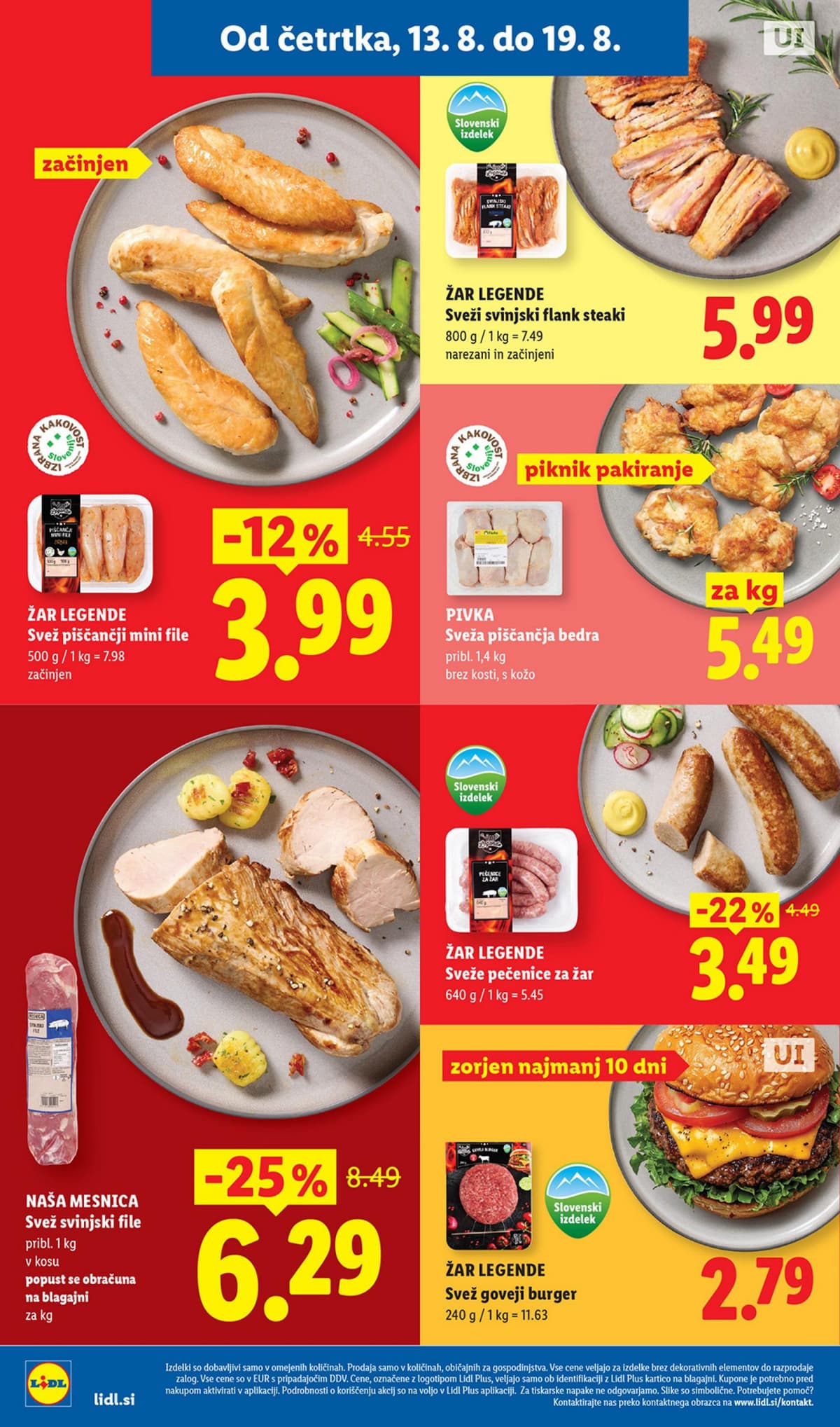 Stran 2. Lidl kataloga - Živila od 10.08.2026