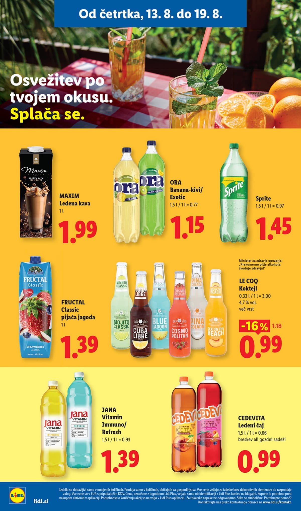 Stran 10. Lidl kataloga - Živila od 10.08.2026
