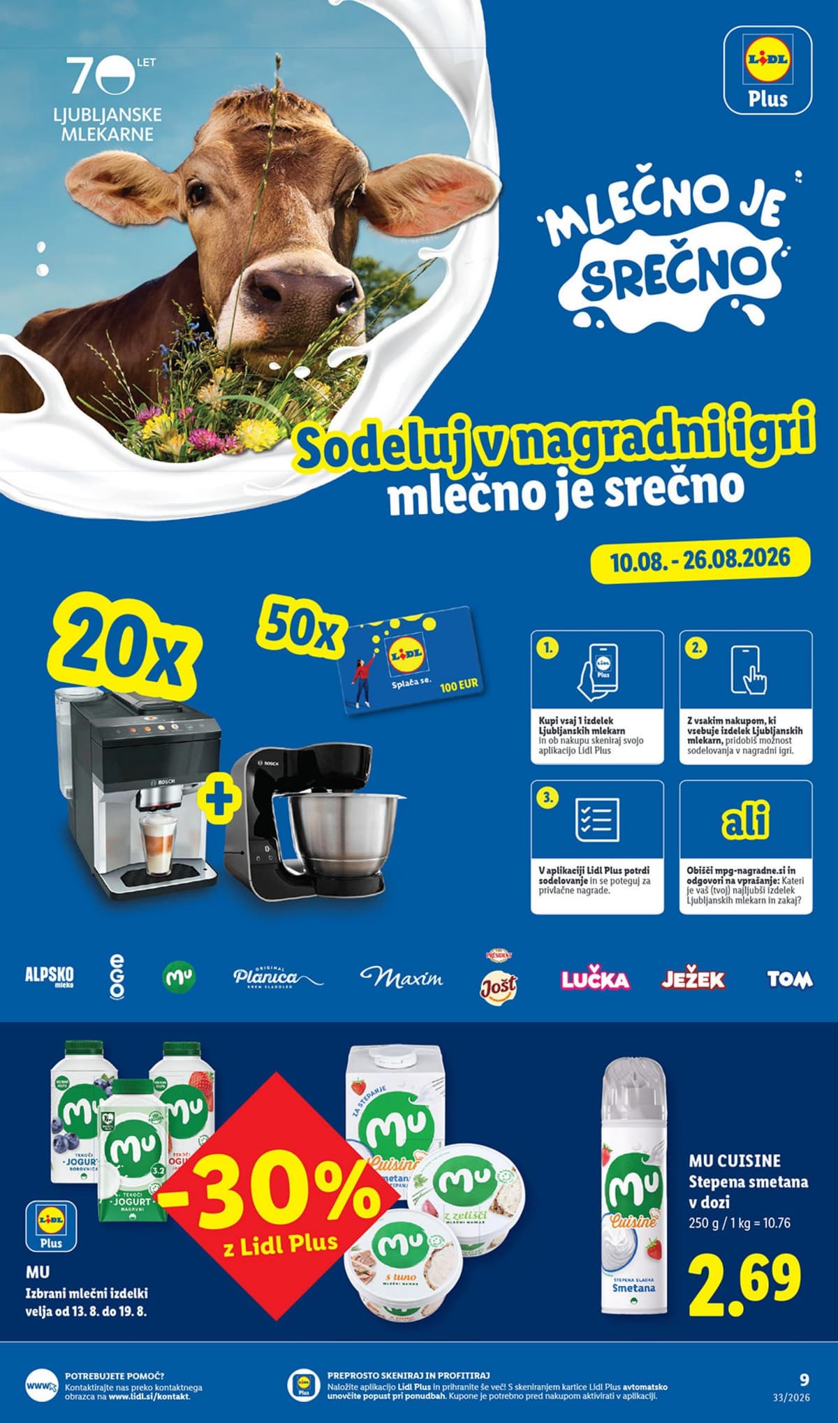 Stran 9. Lidl kataloga - Živila od 10.08.2026