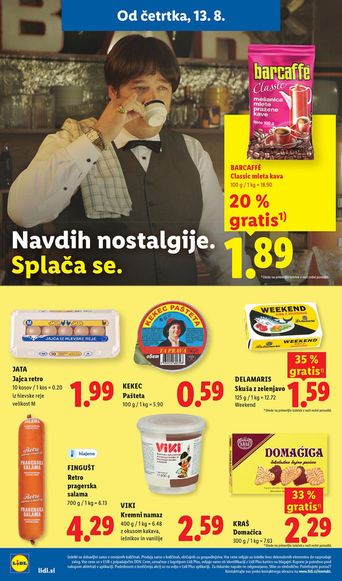 Stran 14. Lidl kataloga - Živila