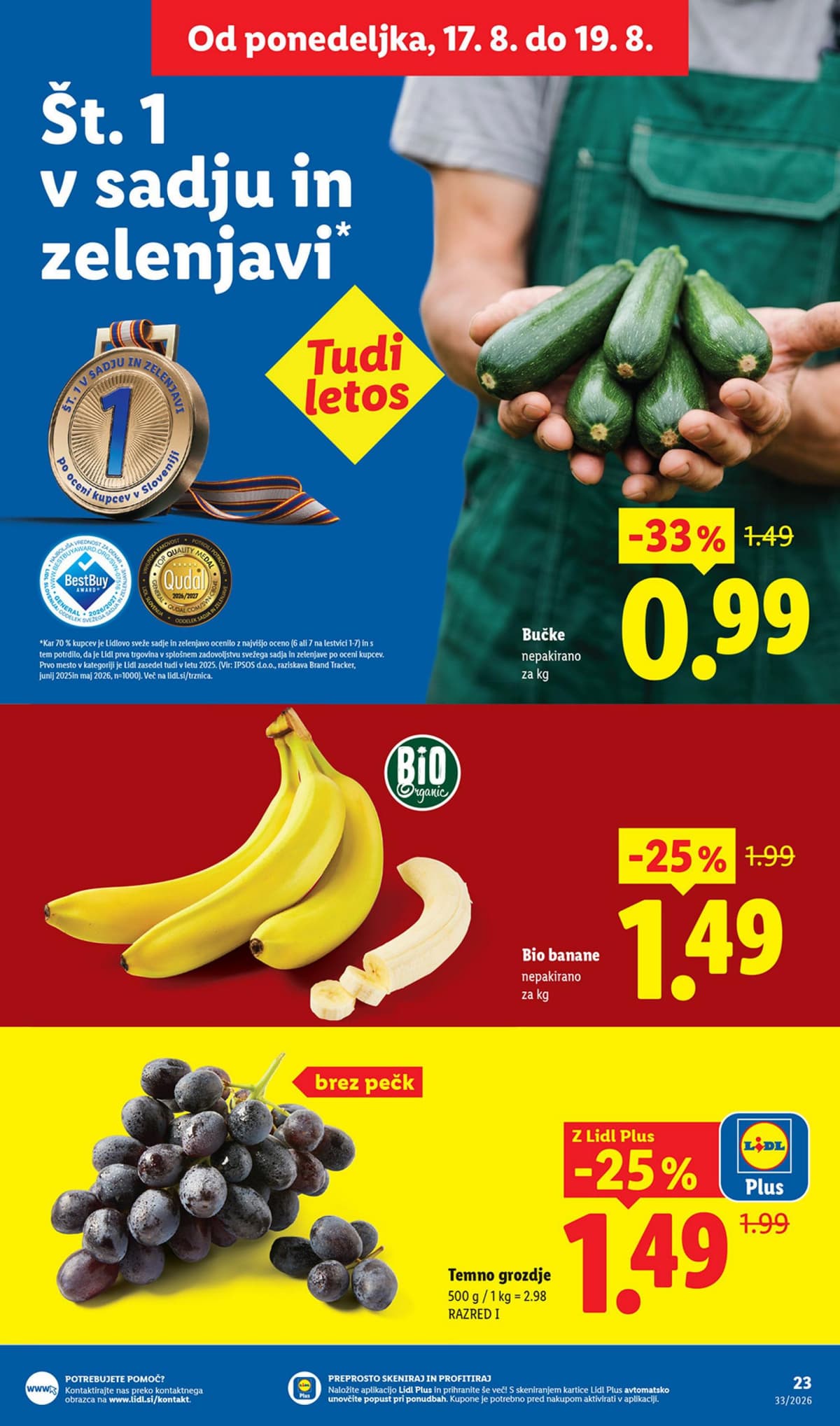 Stran 29. Lidl kataloga - Živila od 10.08.2026