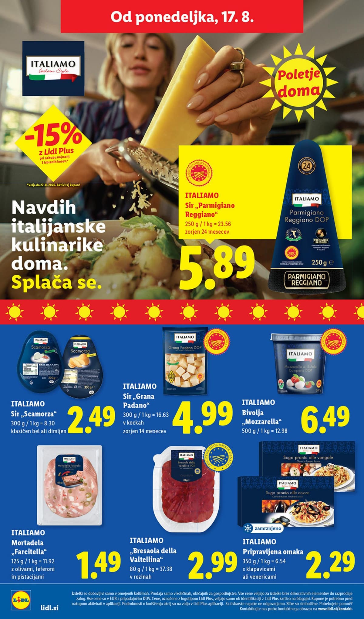 Stran 32. Lidl kataloga - Živila od 10.08.2026