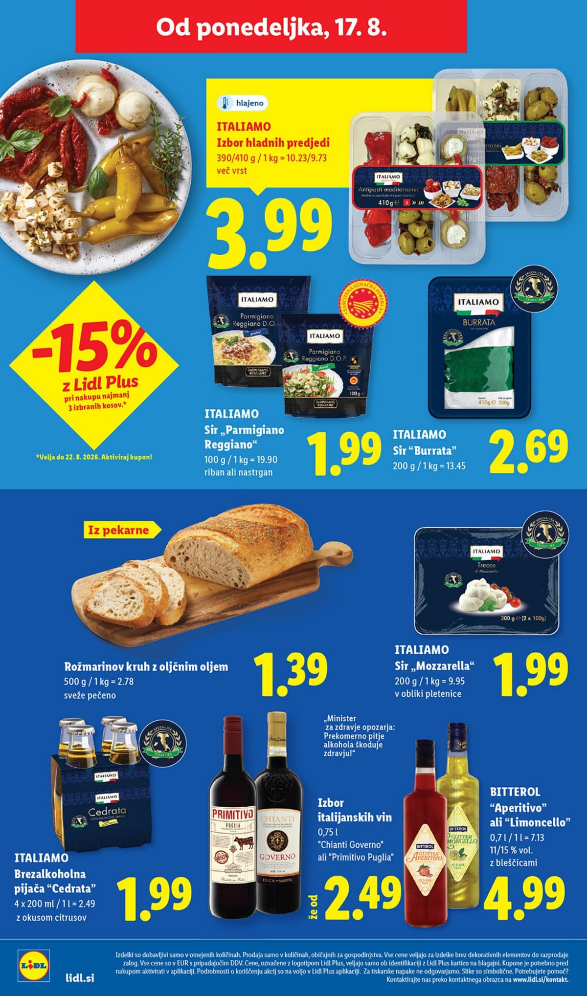 Stran 34. Lidl kataloga - Živila od 10.08.2026