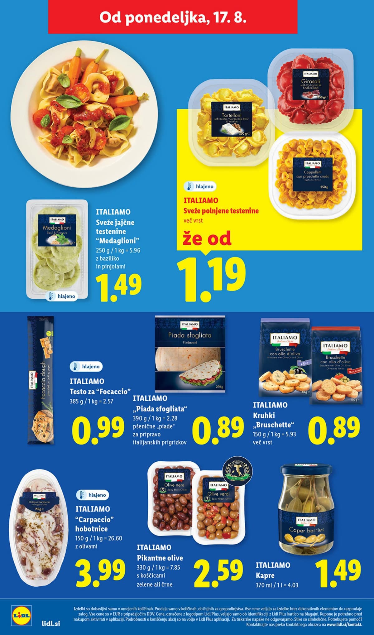 Stran 36. Lidl kataloga - Živila od 10.08.2026