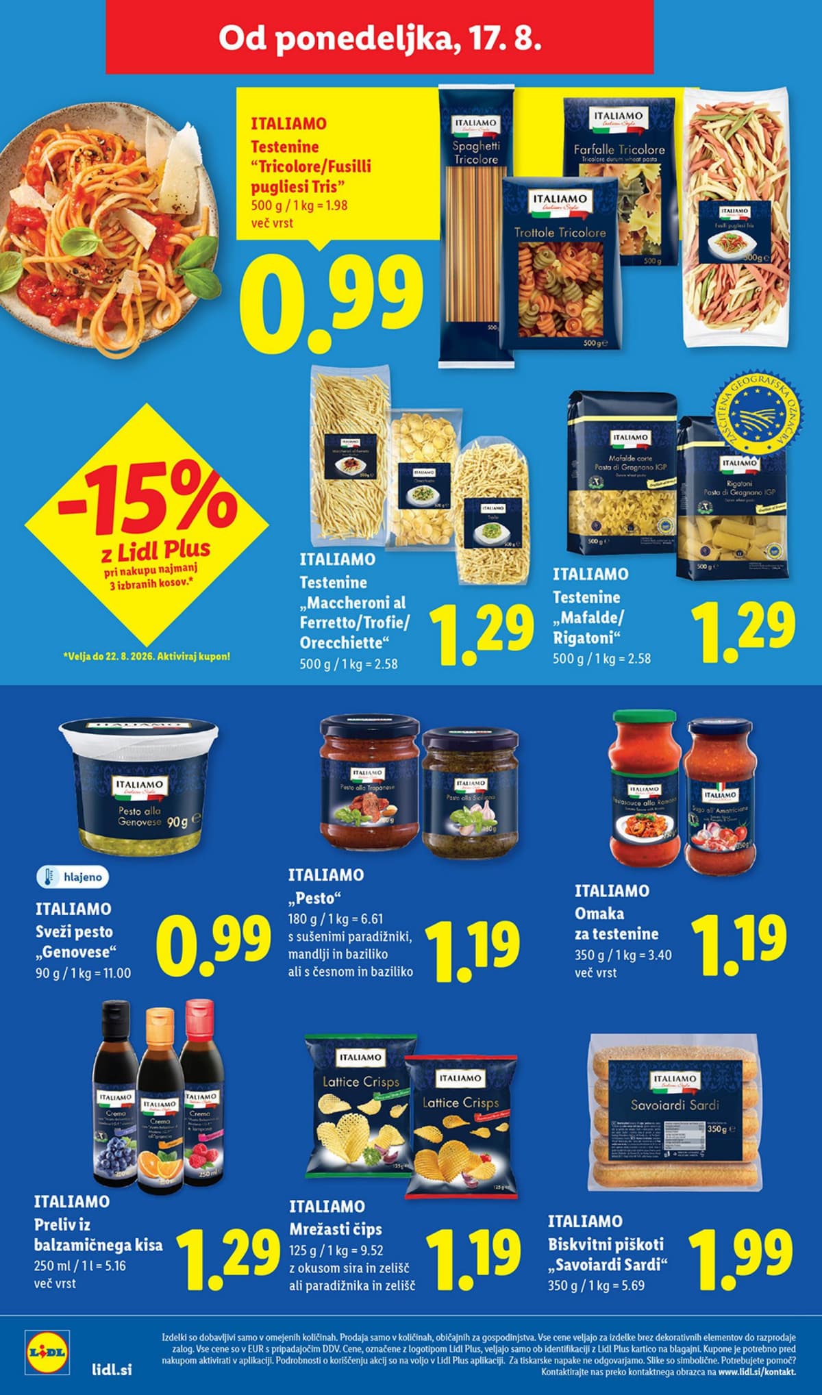 Stran 38. Lidl kataloga - Živila od 10.08.2026