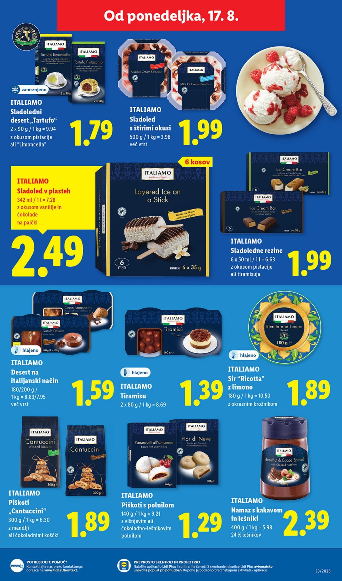 Stran 39. Lidl kataloga - Živila od 10.08.2026