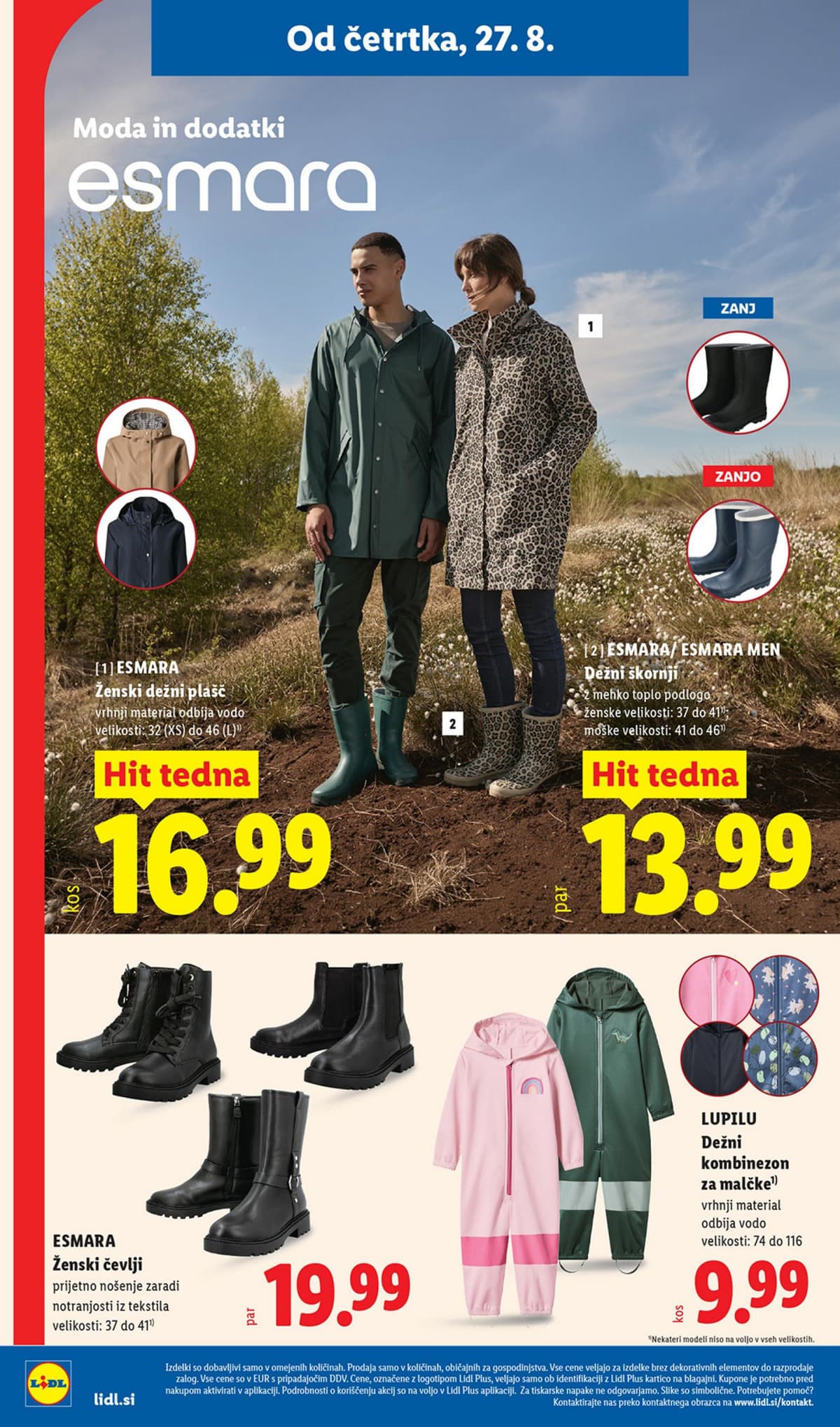 Stran 1. Lidl kataloga - Neživila od 24.08.2026.
