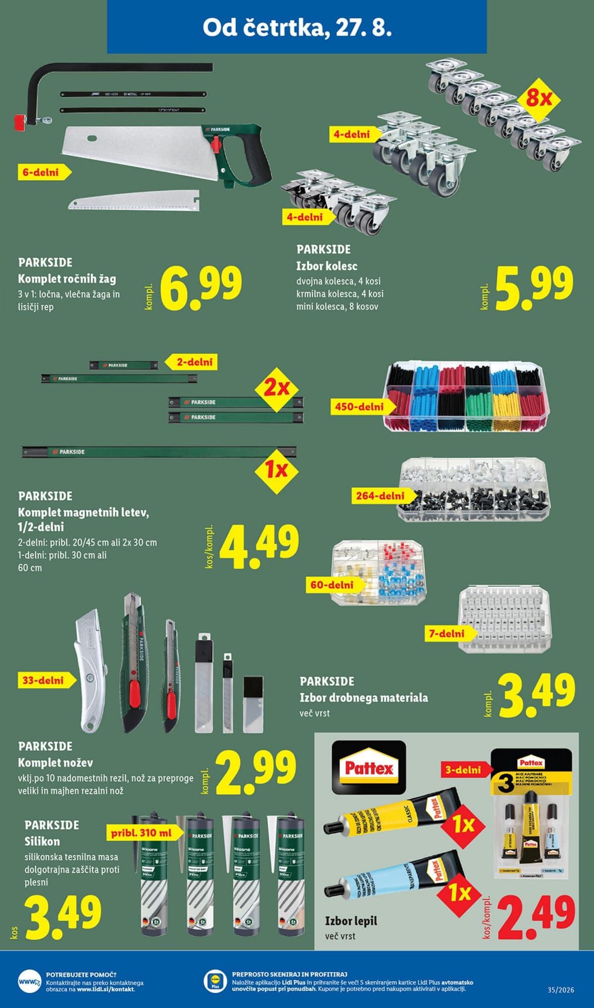 Stran 15. Lidl kataloga - Neživila od 24.08.2026.