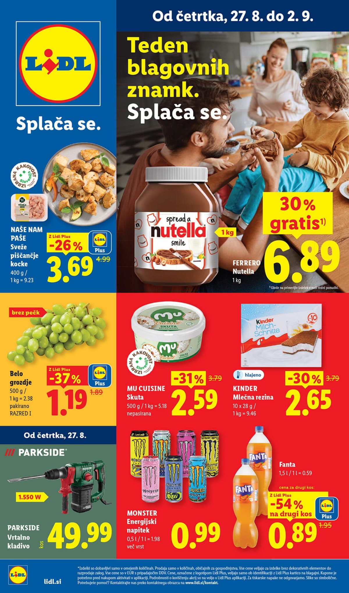 Stran 1. Lidl kataloga - Živila