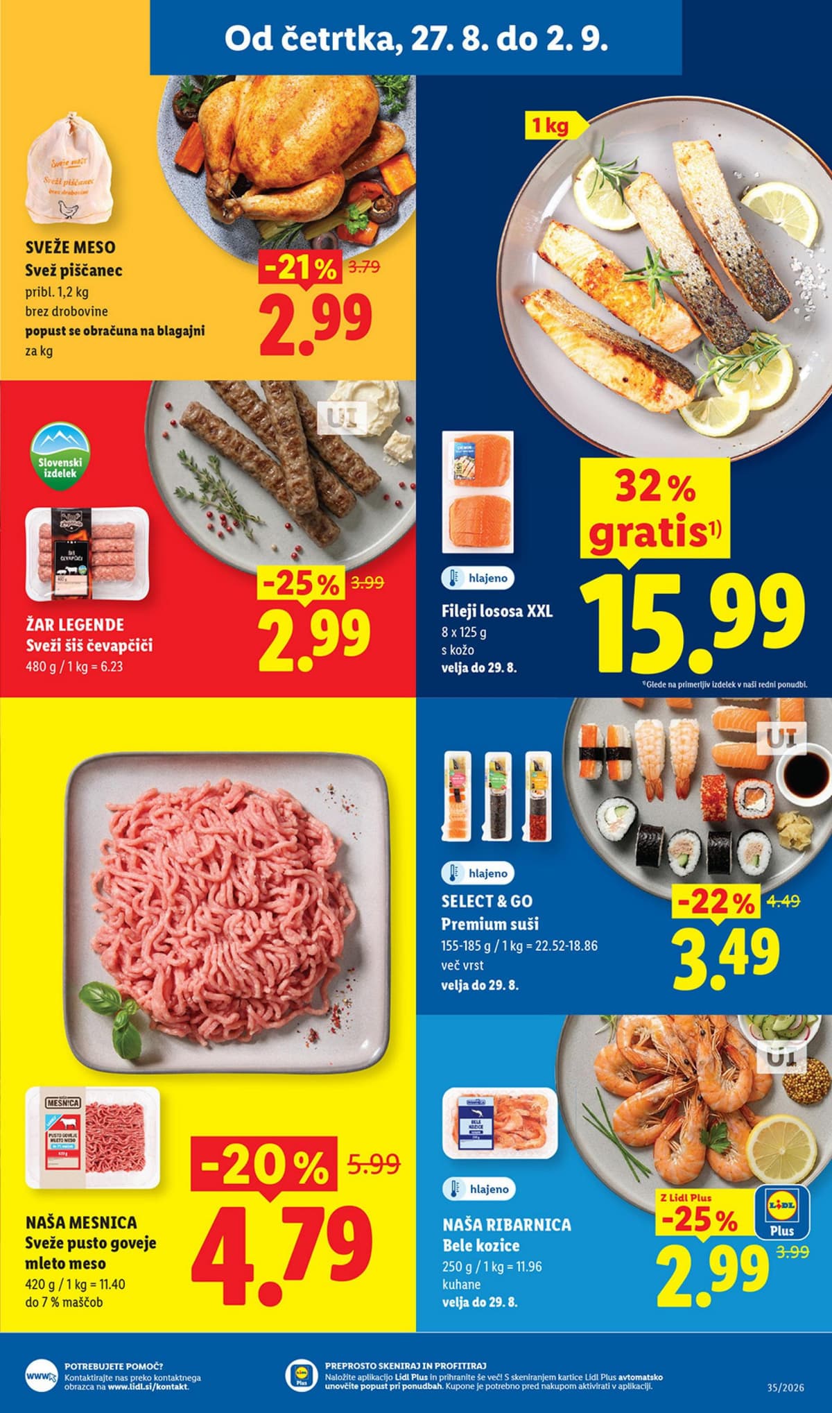 Stran 3. Lidl kataloga - Živila od 24.08.2026.