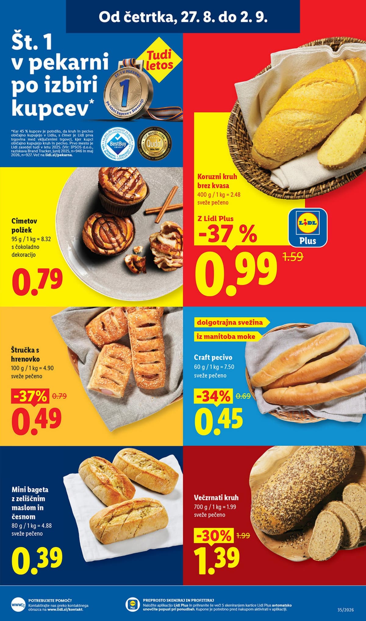 Stran 5. Lidl kataloga - Živila od 24.08.2026.