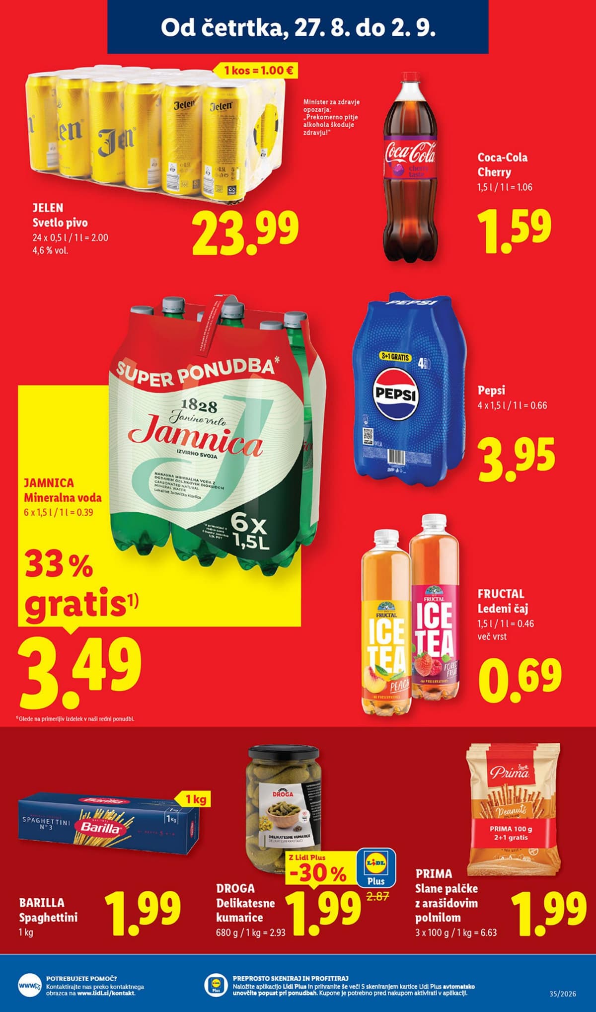 Stran 7. Lidl kataloga - Živila od 24.08.2026.