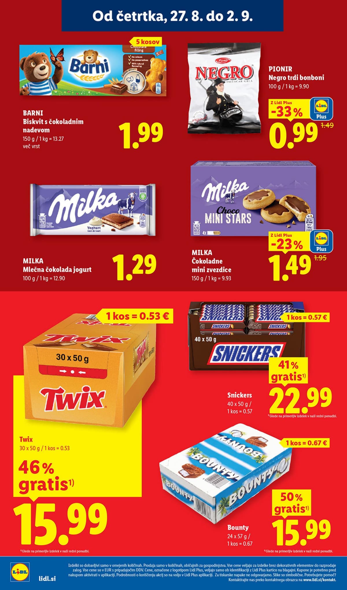 Stran 8. Lidl kataloga - Živila od 24.08.2026.