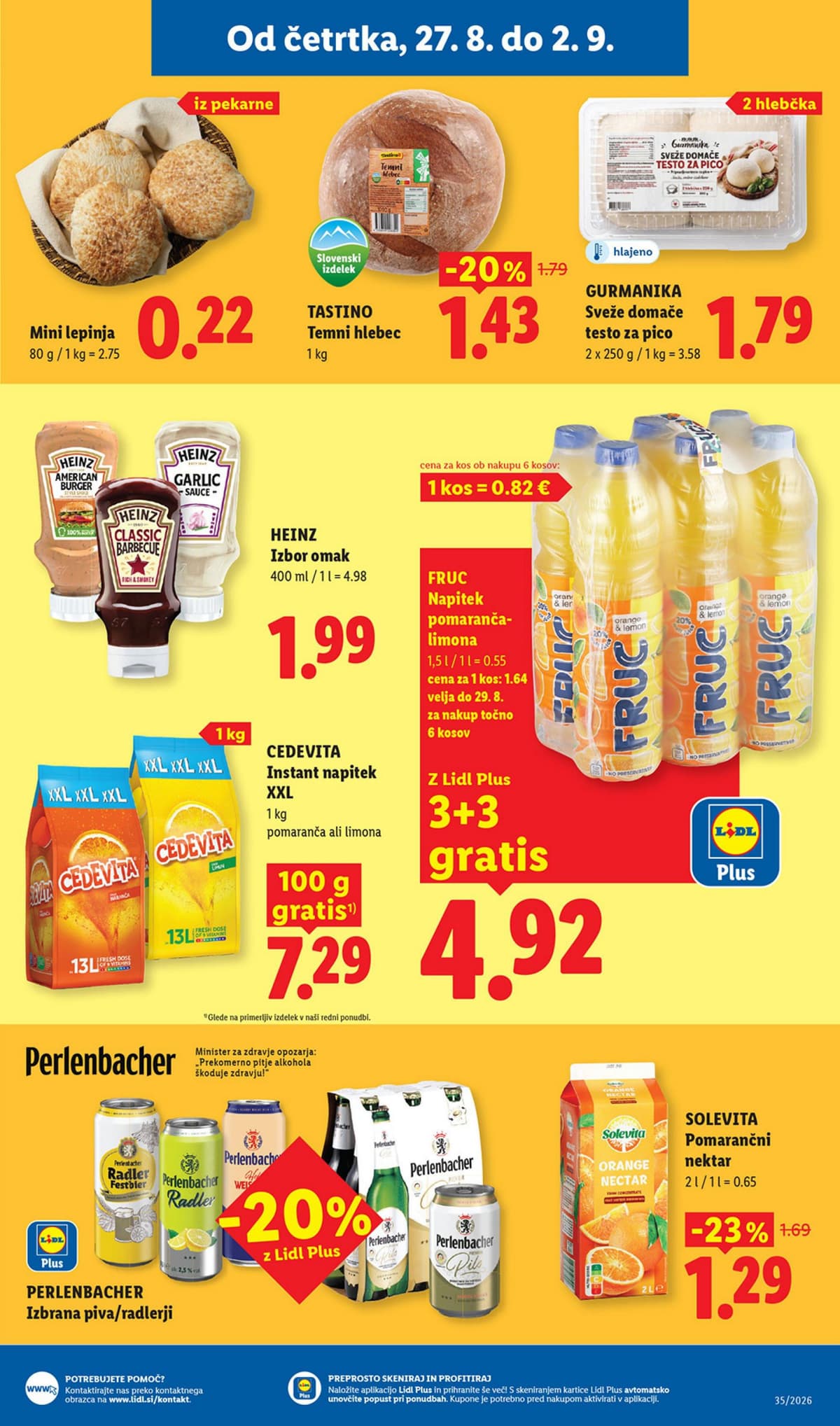 Stran 11. Lidl kataloga - Živila od 24.08.2026.