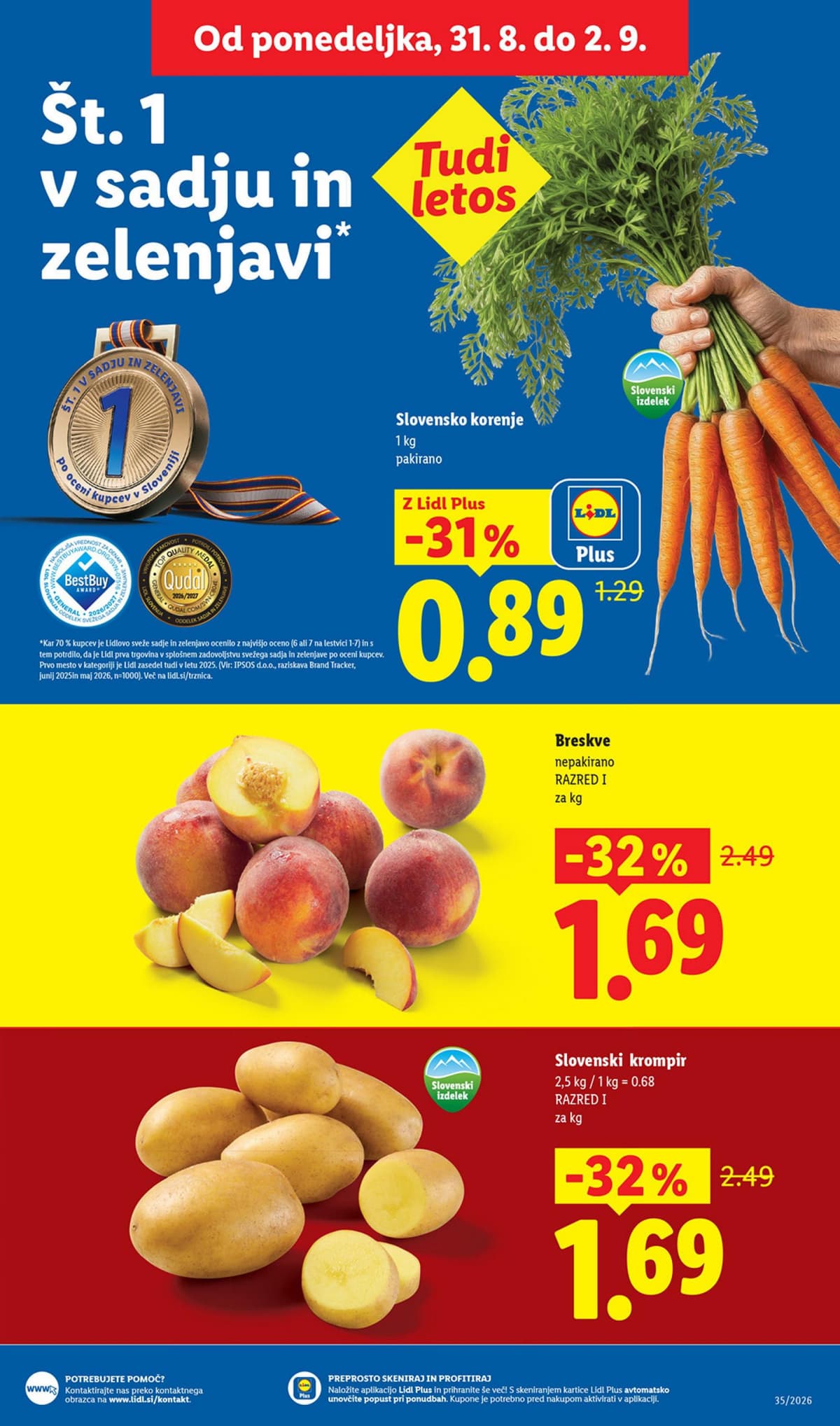 Stran 25. Lidl kataloga - Živila od 24.08.2026.
