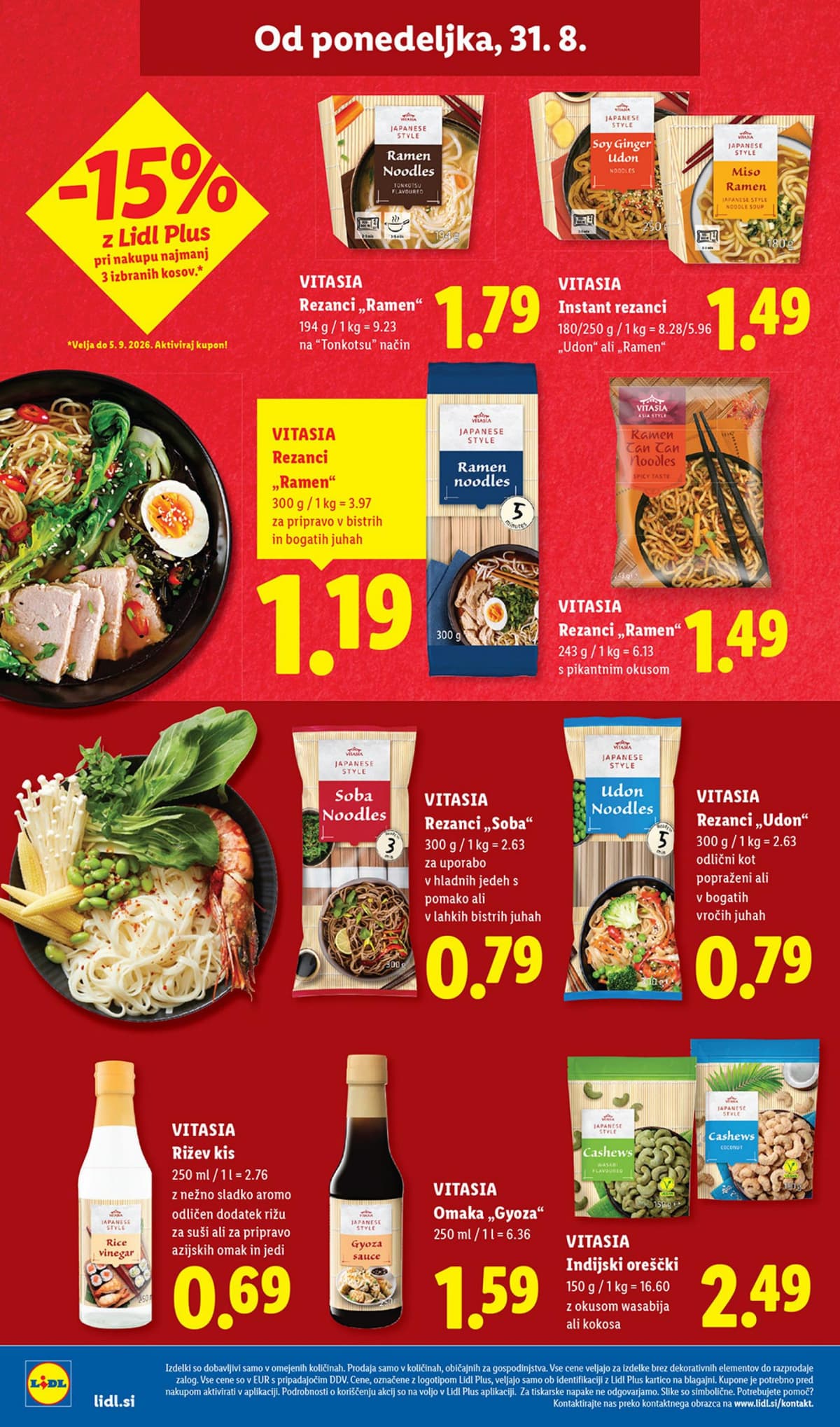 Stran 32. Lidl kataloga - Živila od 24.08.2026.