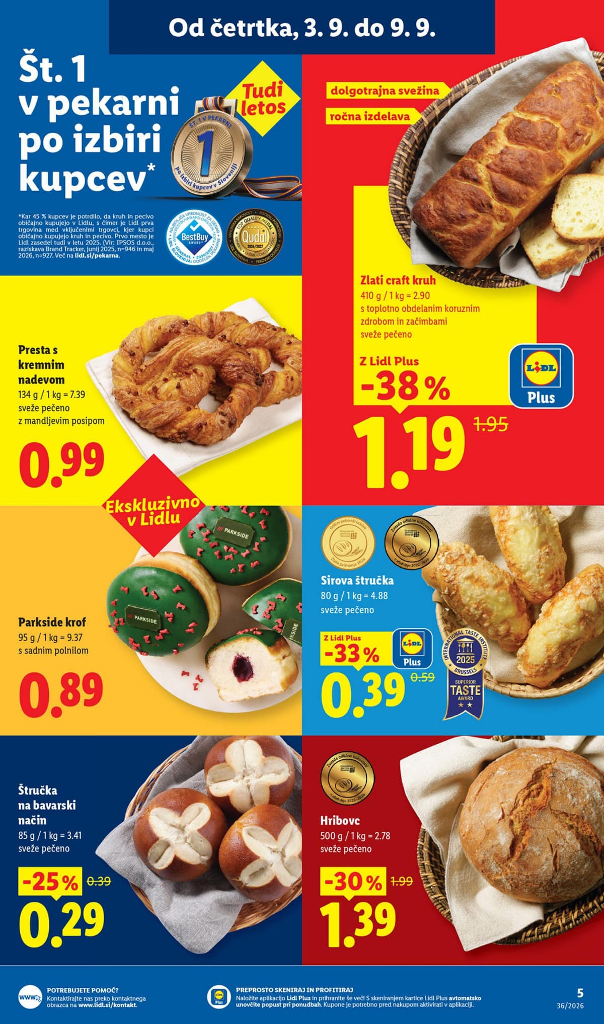 Stran 5. Lidl kataloga - Živila od 31.08.2026.