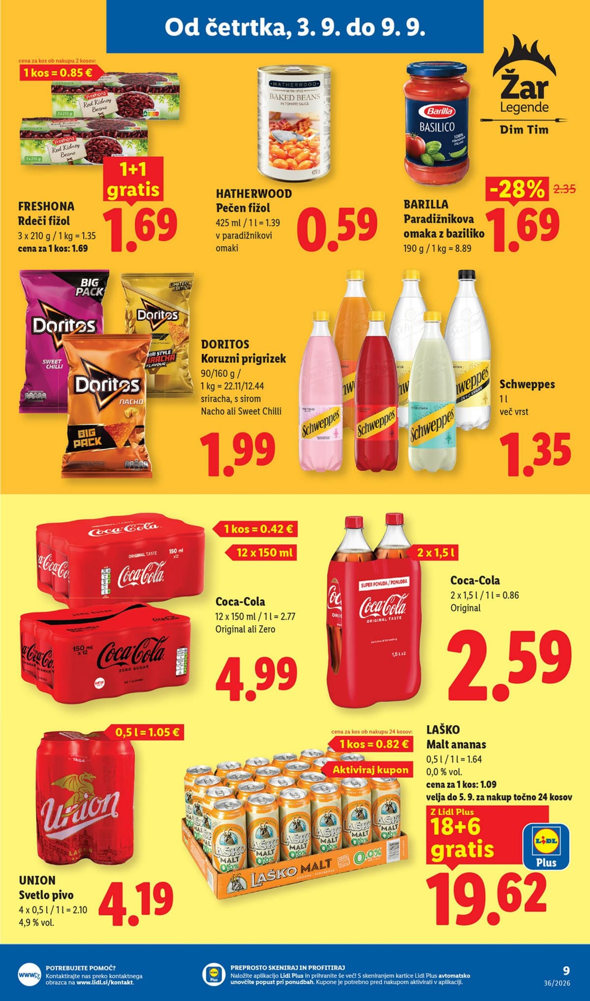 Stran 9. Lidl kataloga - Živila od 31.08.2026.
