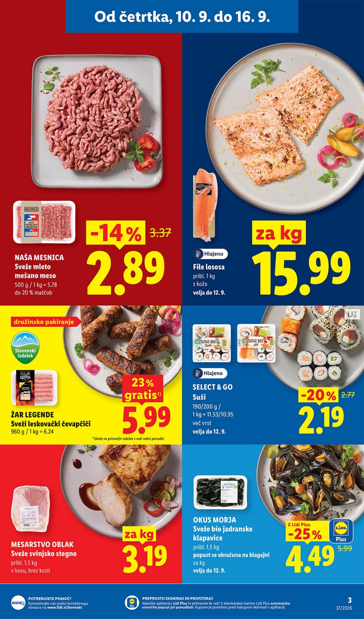 Stran 3. Lidl kataloga - Živila od 07.09.2026.