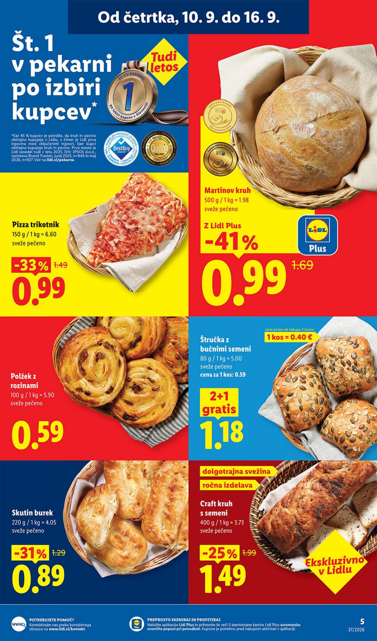 Stran 5. Lidl kataloga - Živila