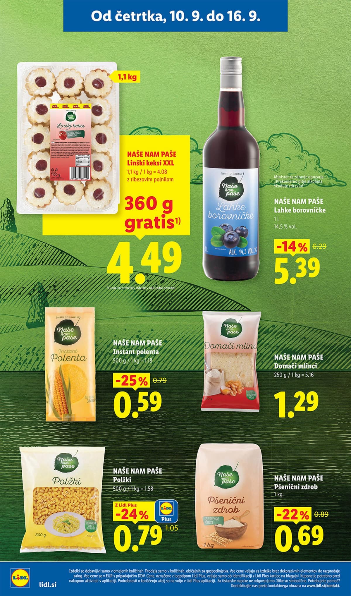 Stran 8. Lidl kataloga - Živila od 07.09.2026.