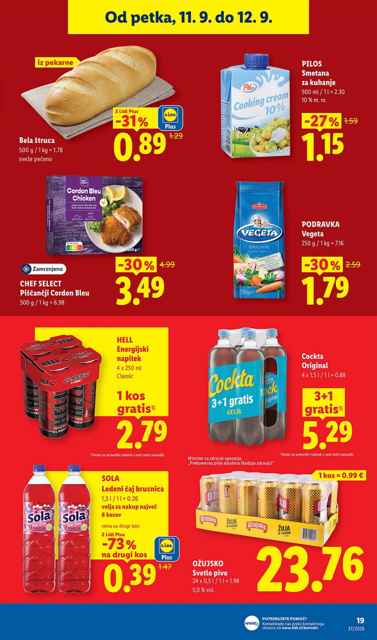 Stran 21. Lidl kataloga - Živila