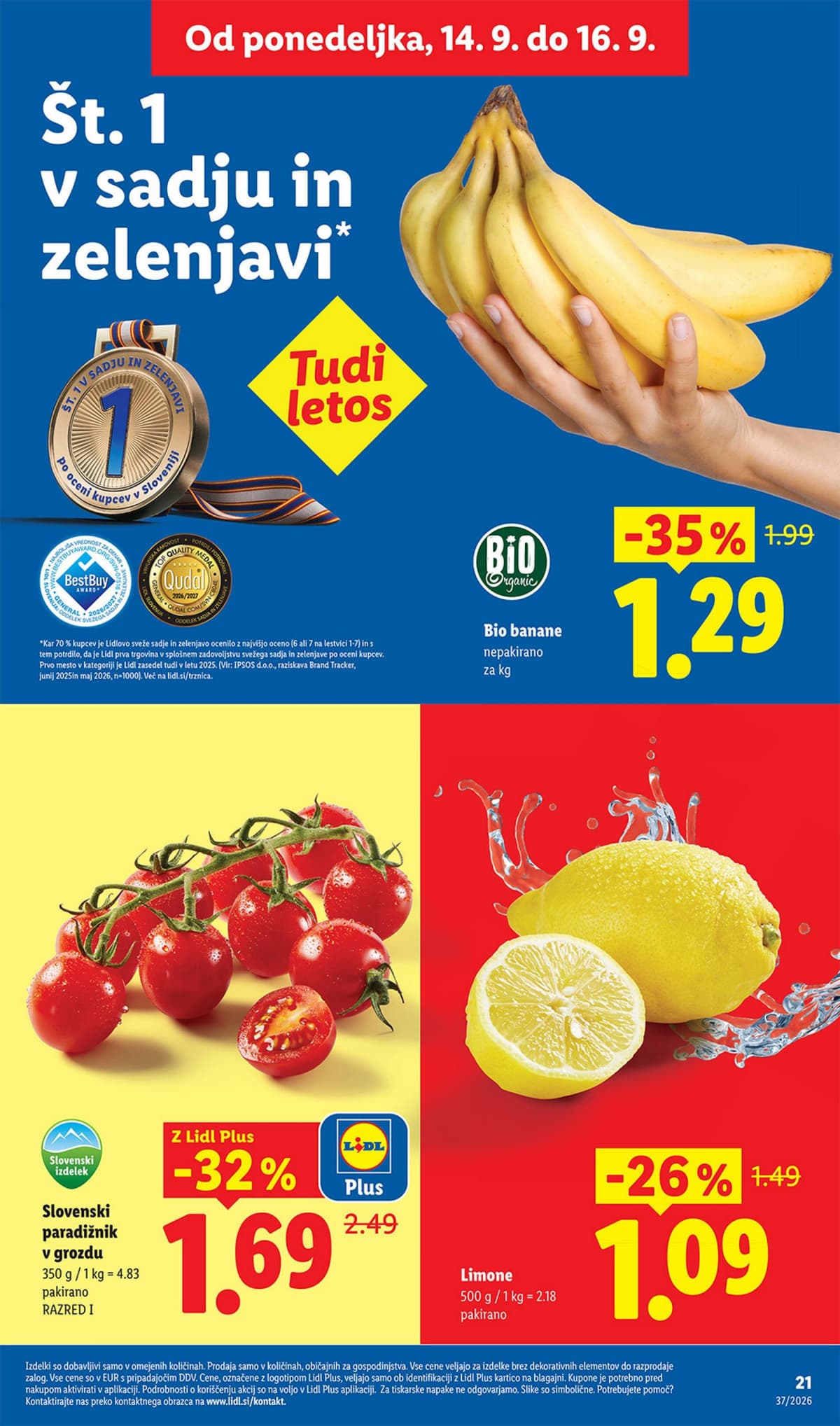 Stran 25. Lidl kataloga - Živila od 07.09.2026.