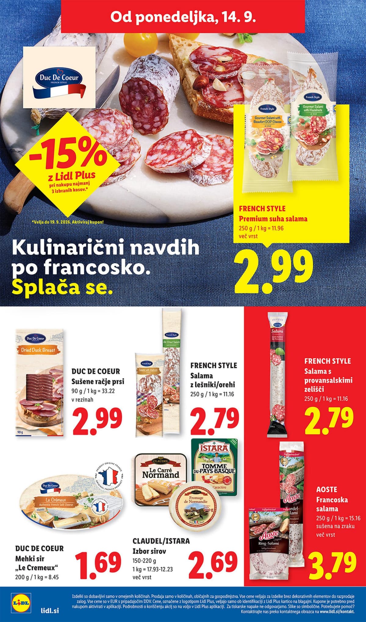 Stran 28. Lidl kataloga - Živila od 07.09.2026.