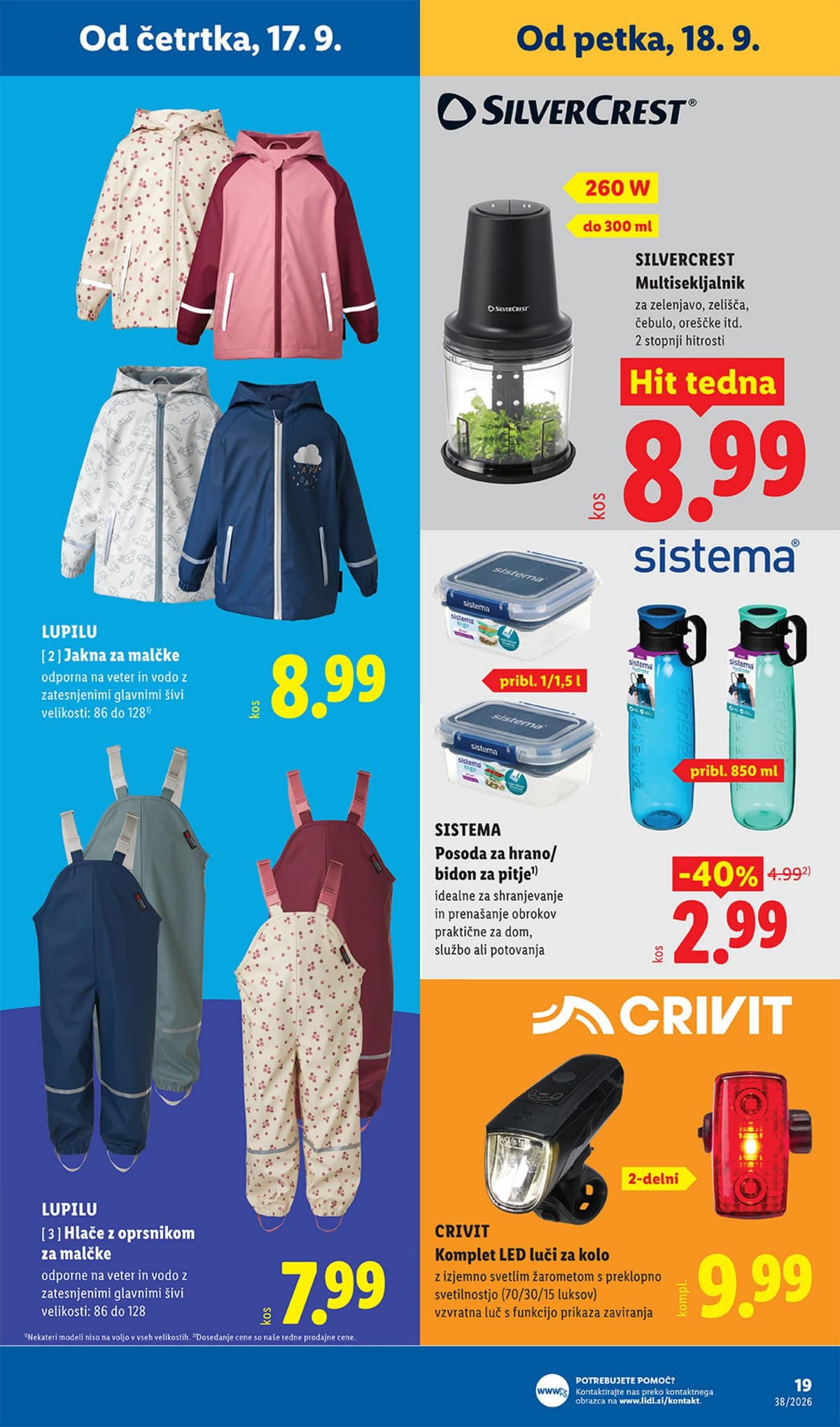 Stran 13. Lidl kataloga - Neživila od 14.09.2026.