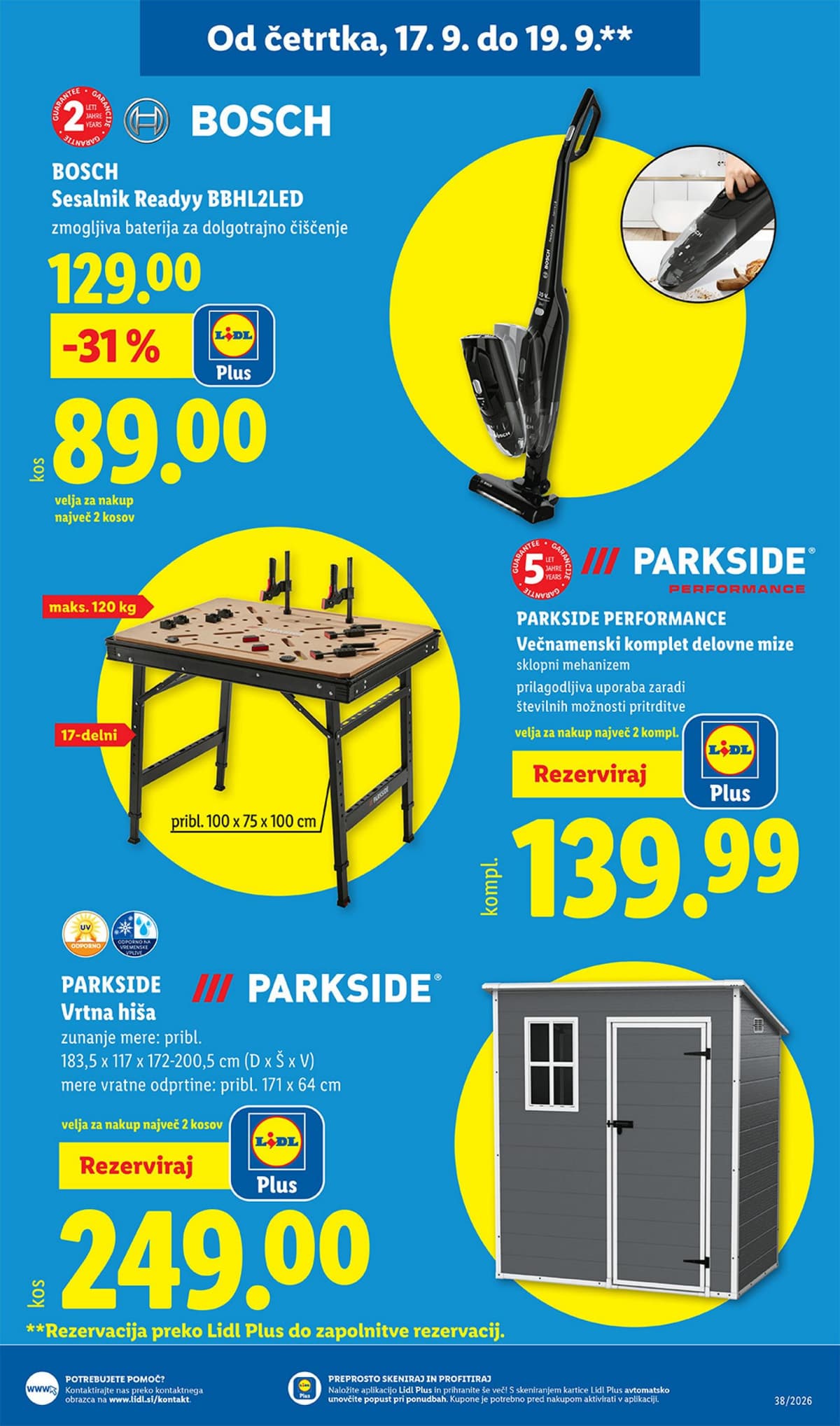 Stran 17. Lidl kataloga - Neživila od 14.09.2026.