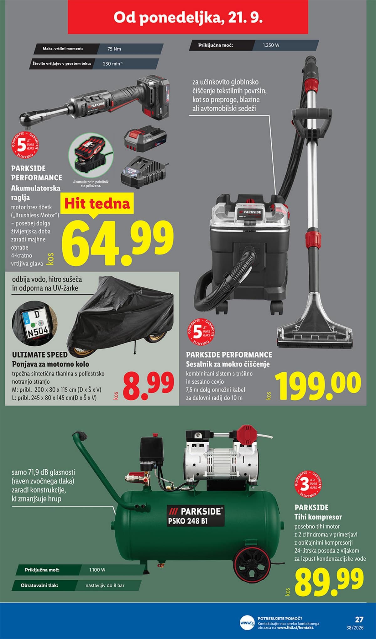 Stran 19. Lidl kataloga - Neživila od 14.09.2026.
