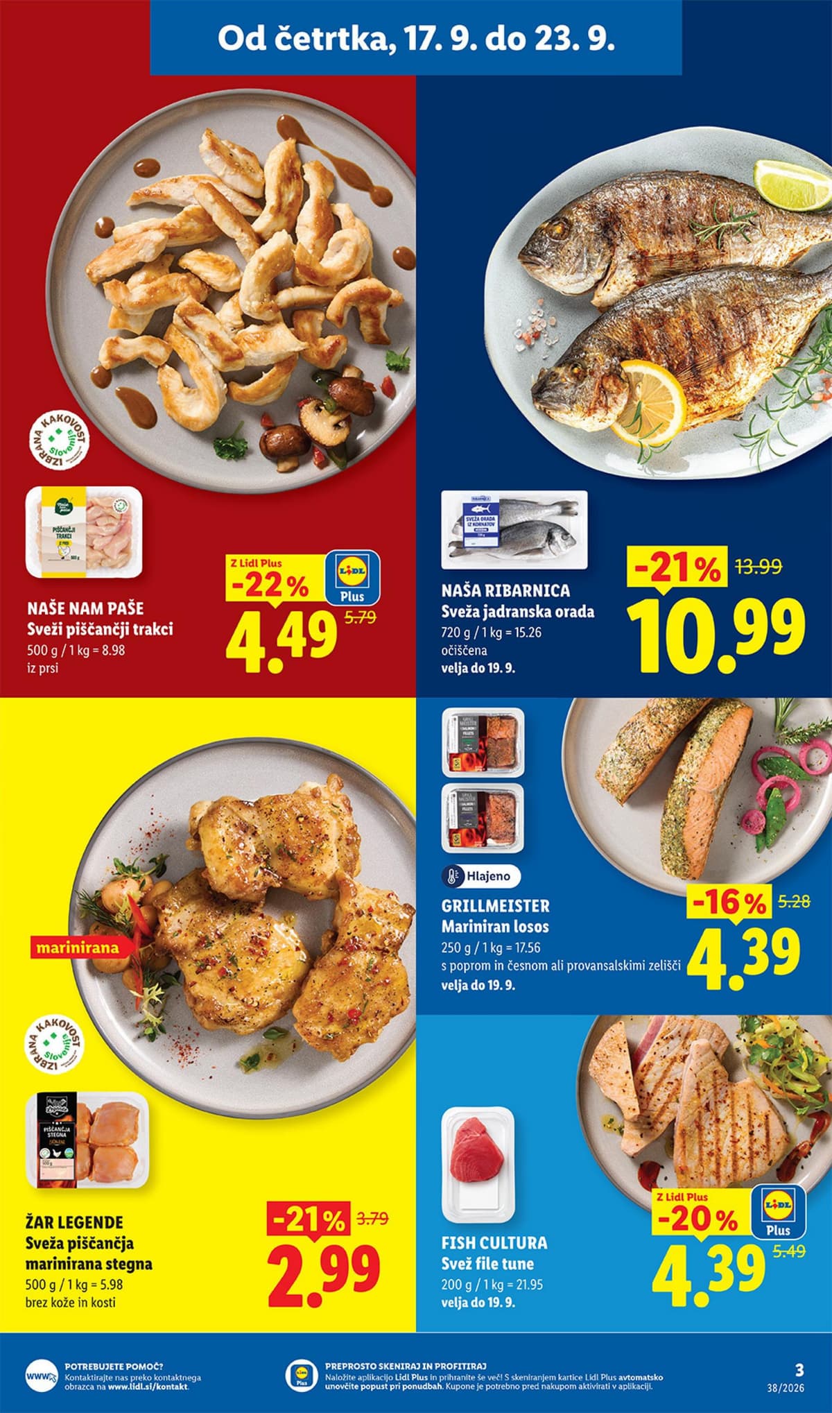 Stran 3. Lidl kataloga - Živila od 14.09.2026.