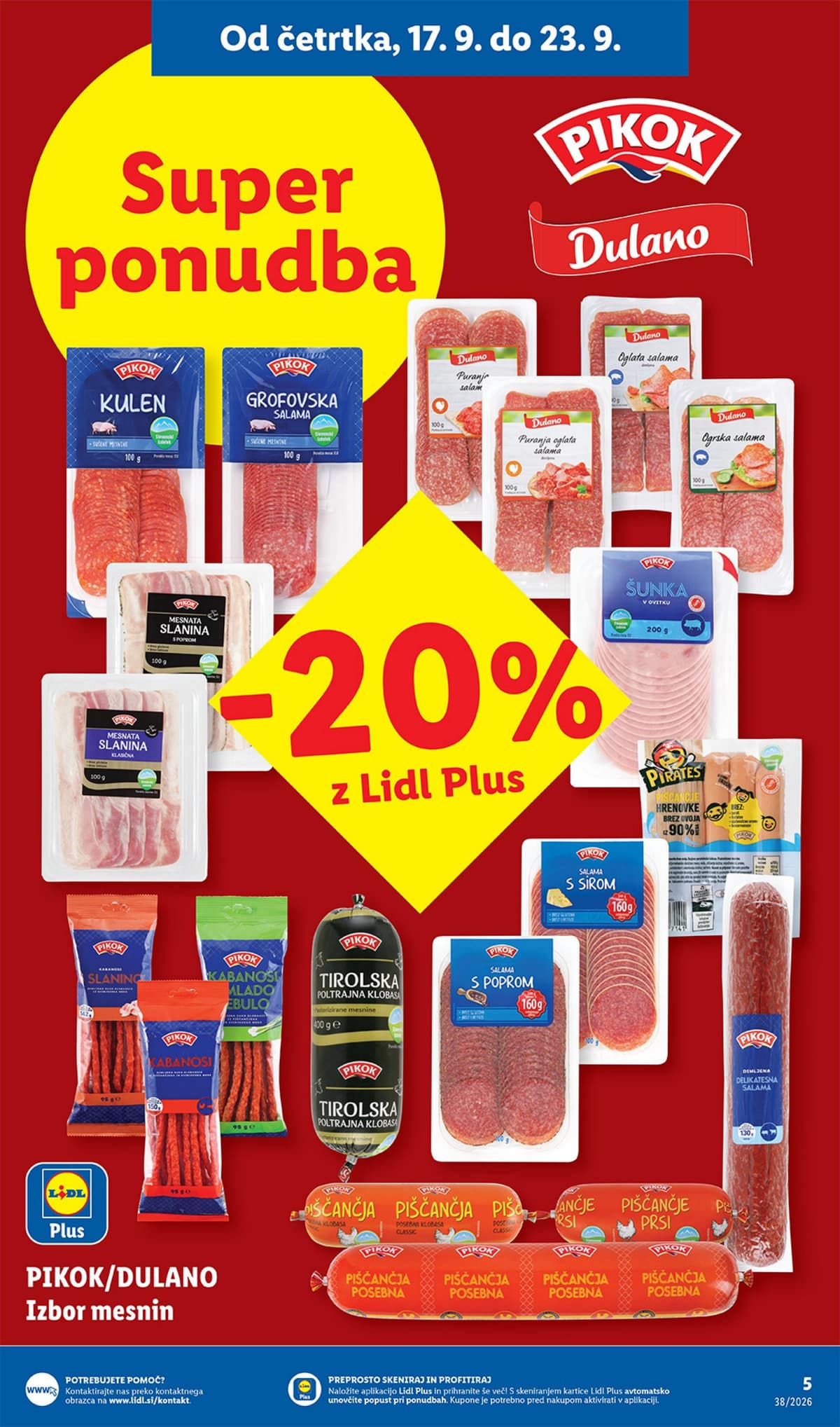 Stran 5. Lidl kataloga - Živila od 14.09.2026.
