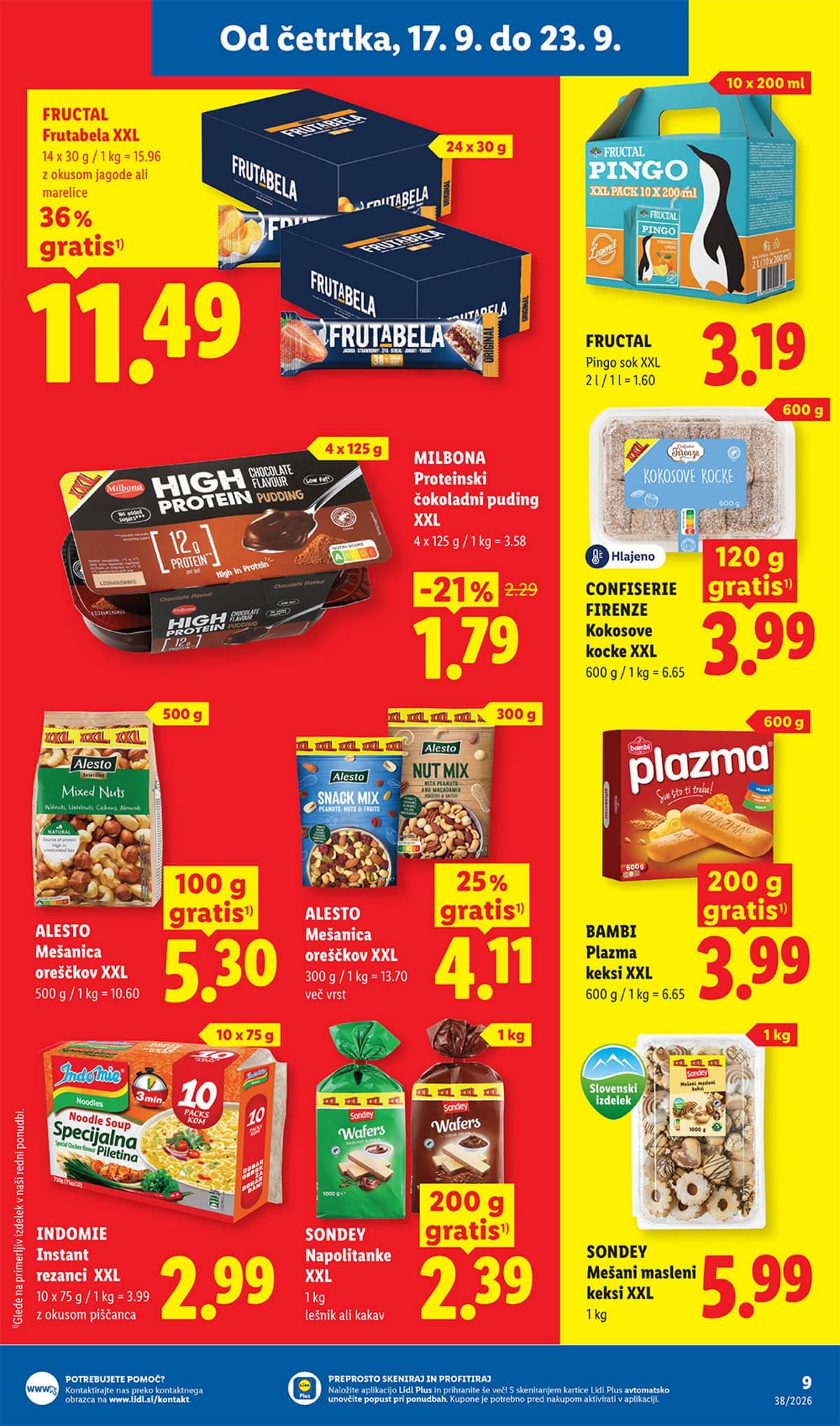 Stran 9. Lidl kataloga - Živila od 14.09.2026.