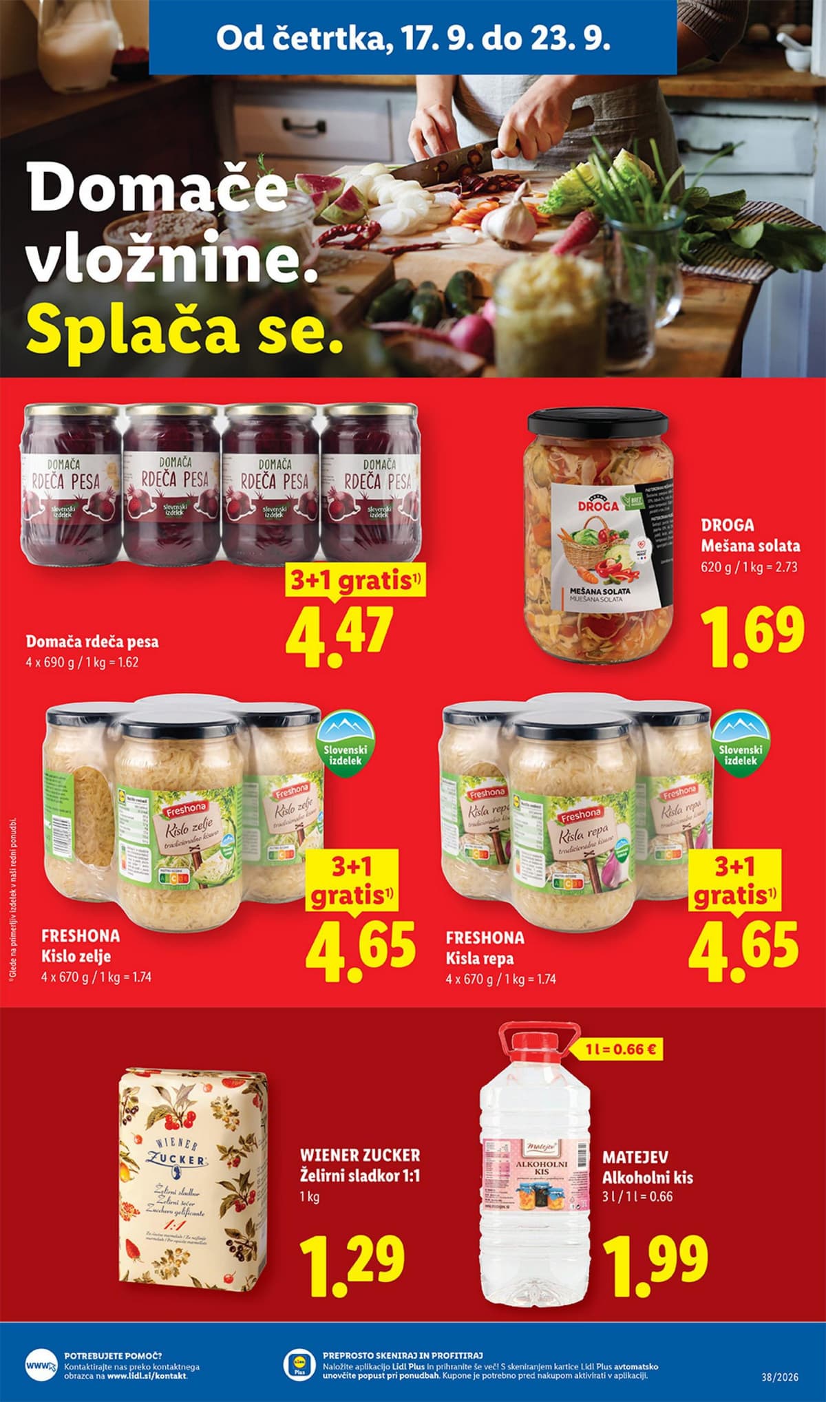 Stran 15. Lidl kataloga - Živila od 14.09.2026.