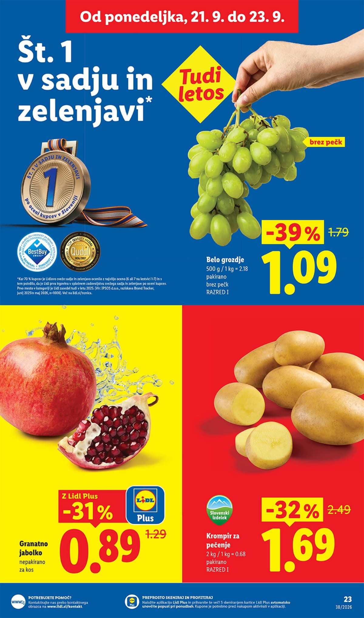 Stran 25. Lidl kataloga - Živila