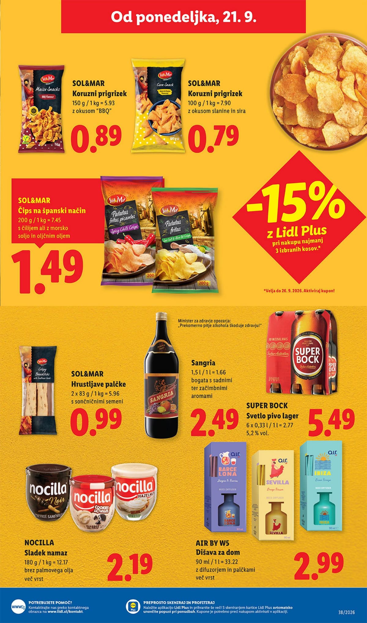 Stran 33. Lidl kataloga - Živila od 14.09.2026.