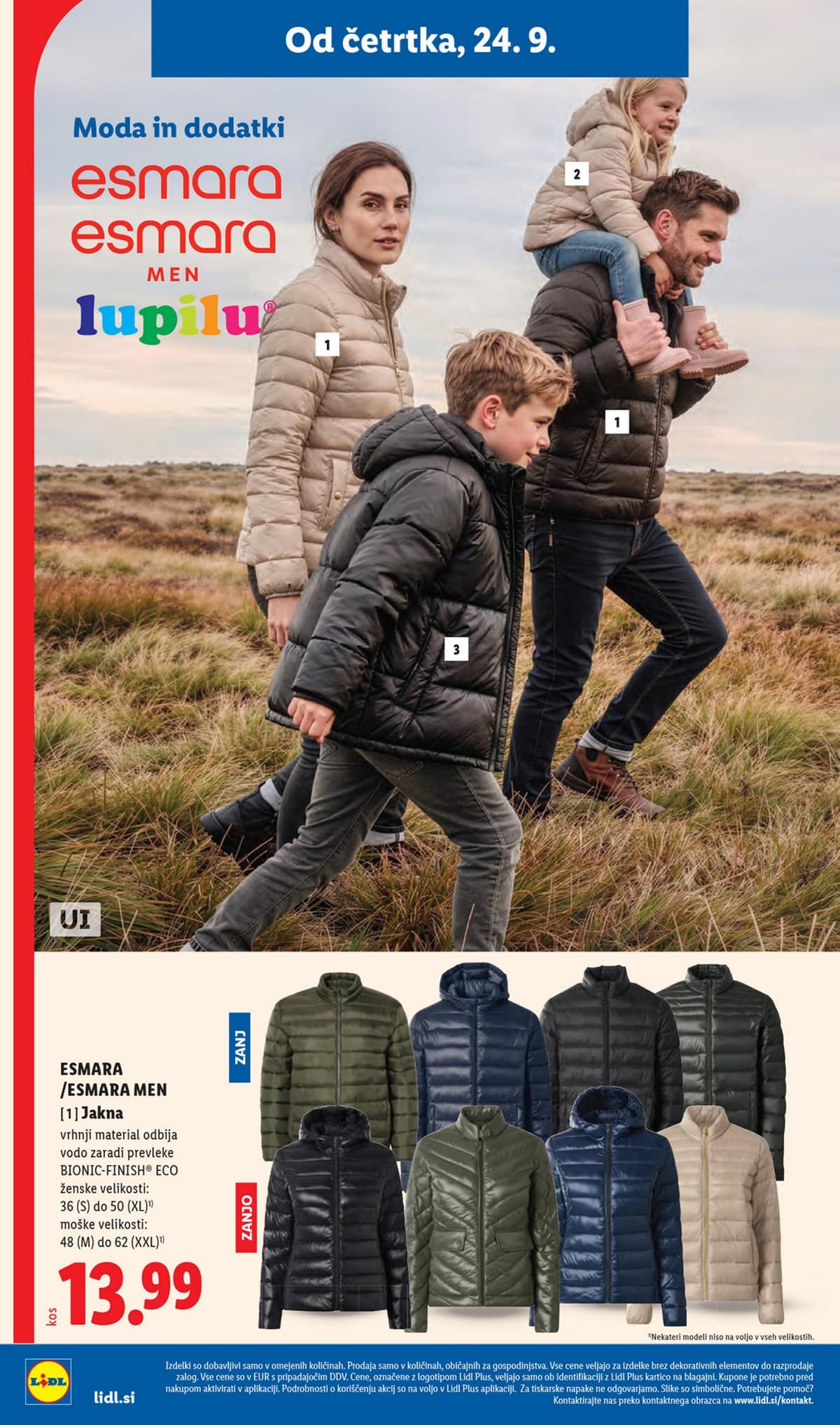Stran 1. Lidl kataloga - Neživila od 21.09.2026.