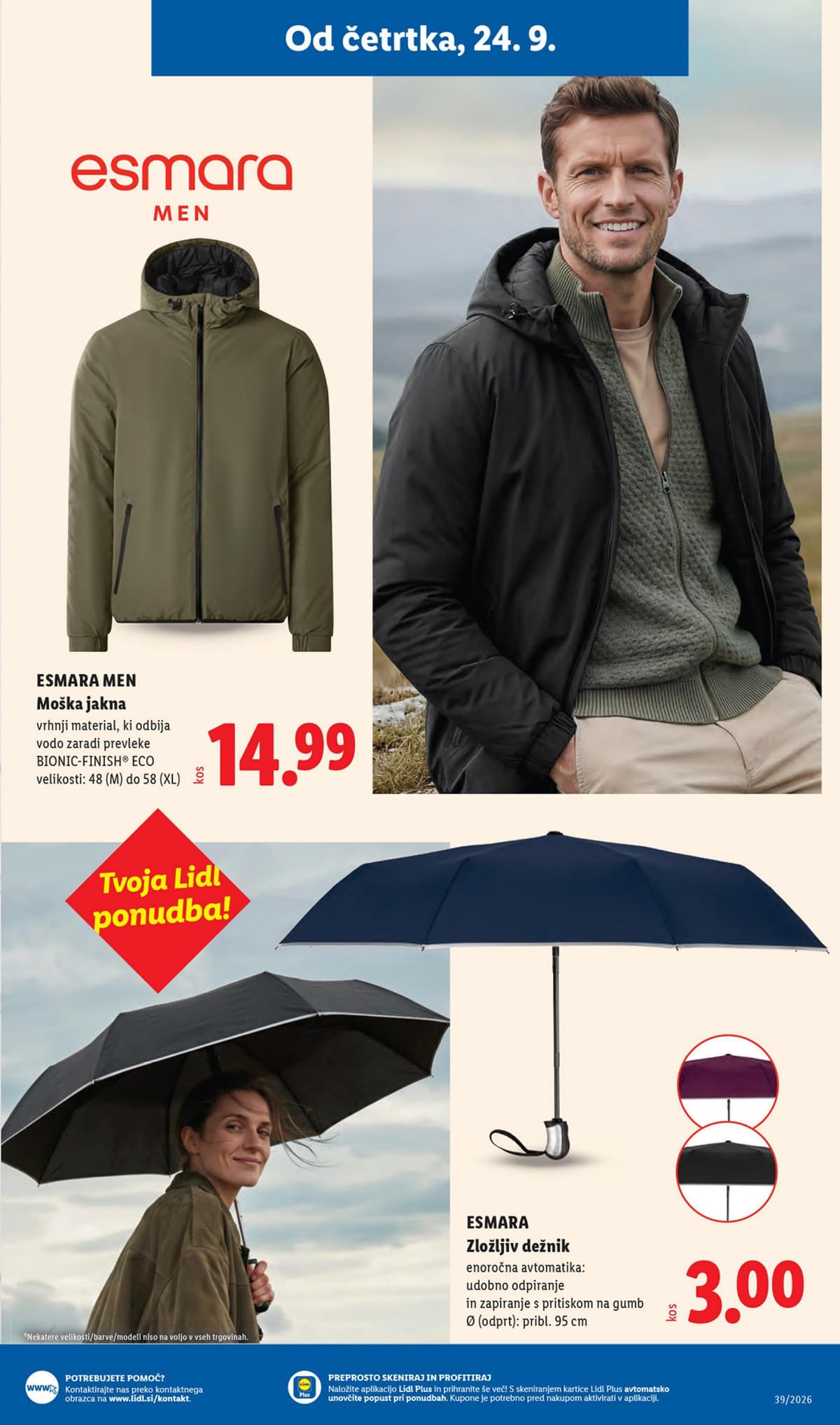 Stran 15. Lidl kataloga - Neživila od 21.09.2026.