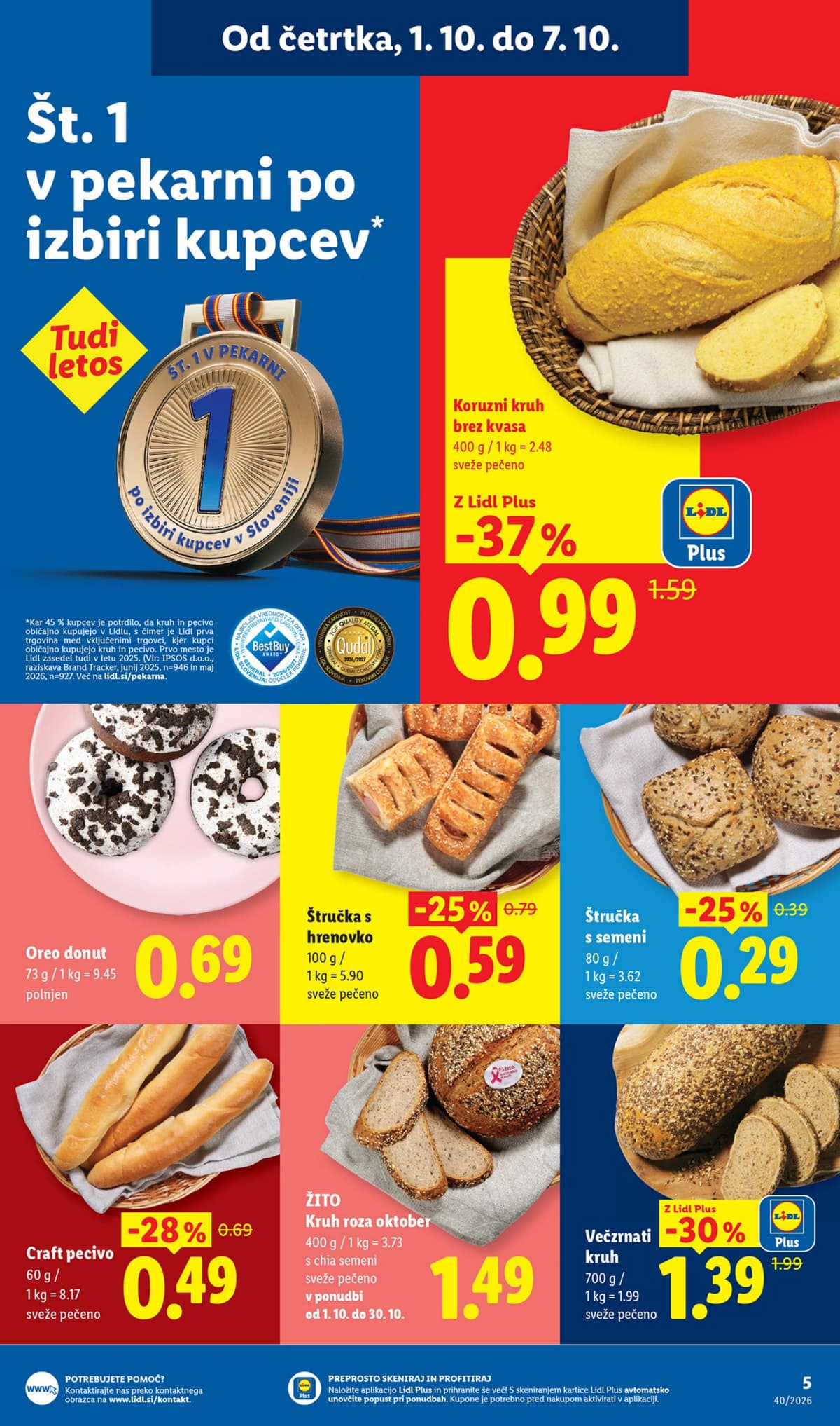 Stran 5. Lidl kataloga - Živila