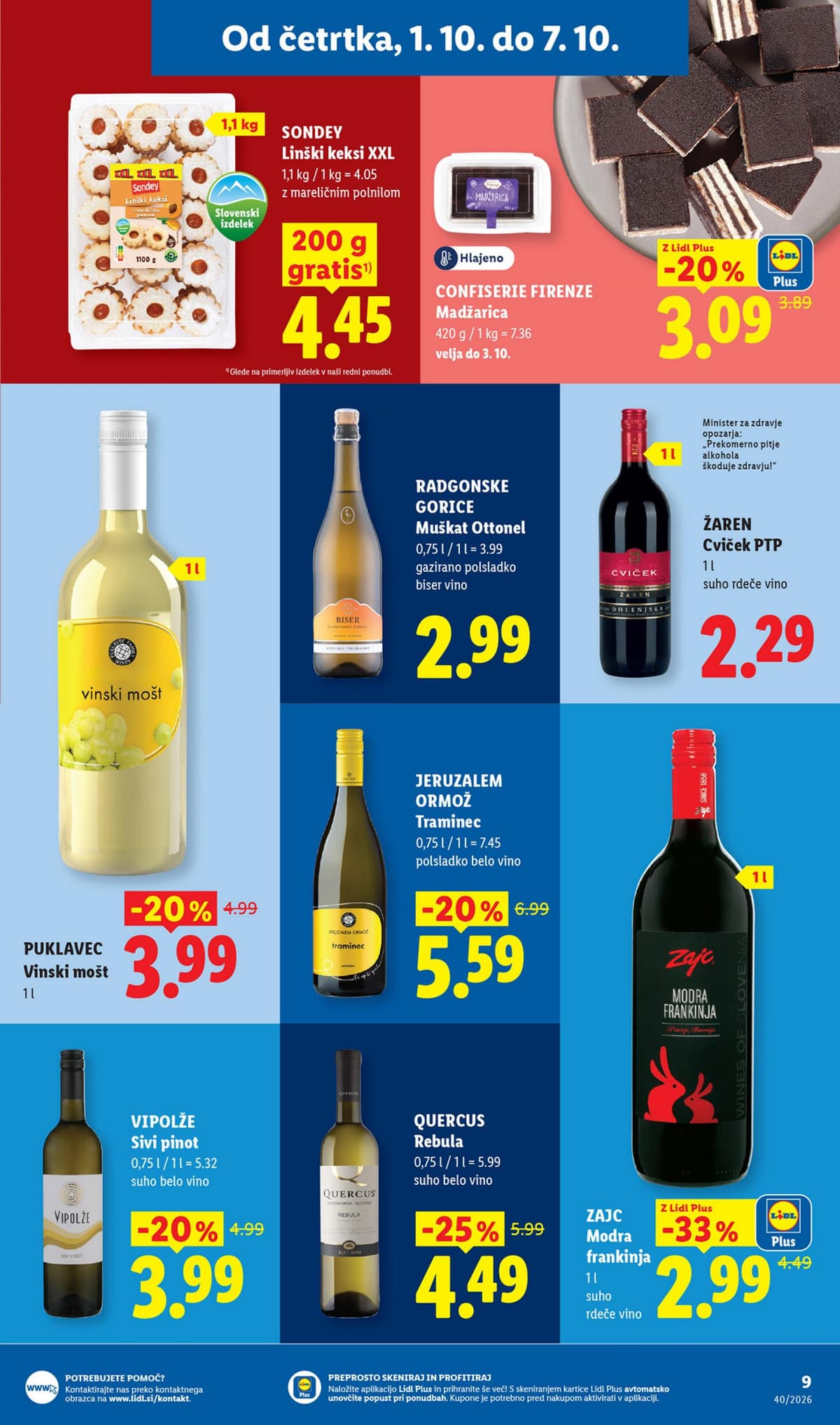 Stran 11. Lidl kataloga - Živila