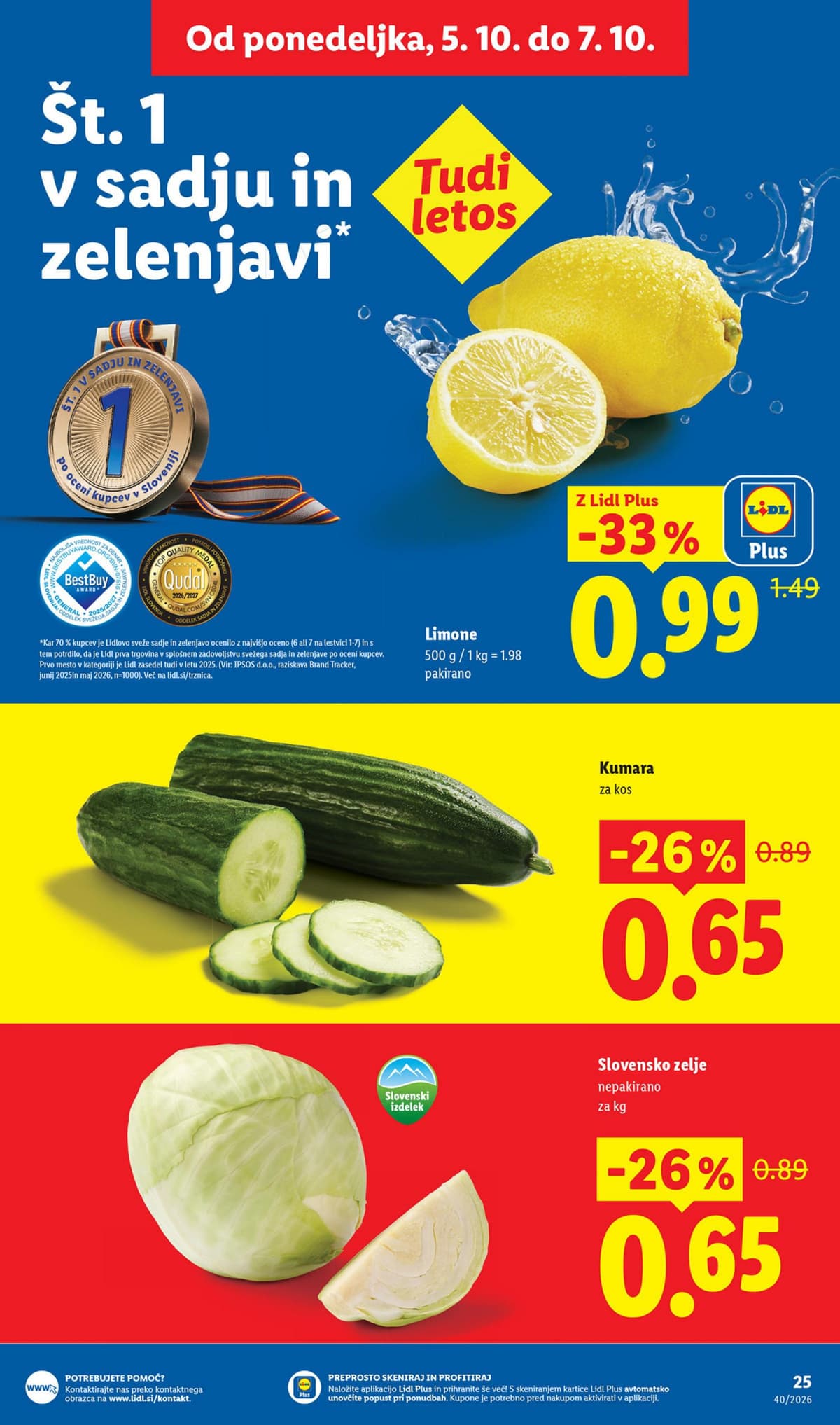 Stran 31. Lidl kataloga - Živila od 28.09.2026.