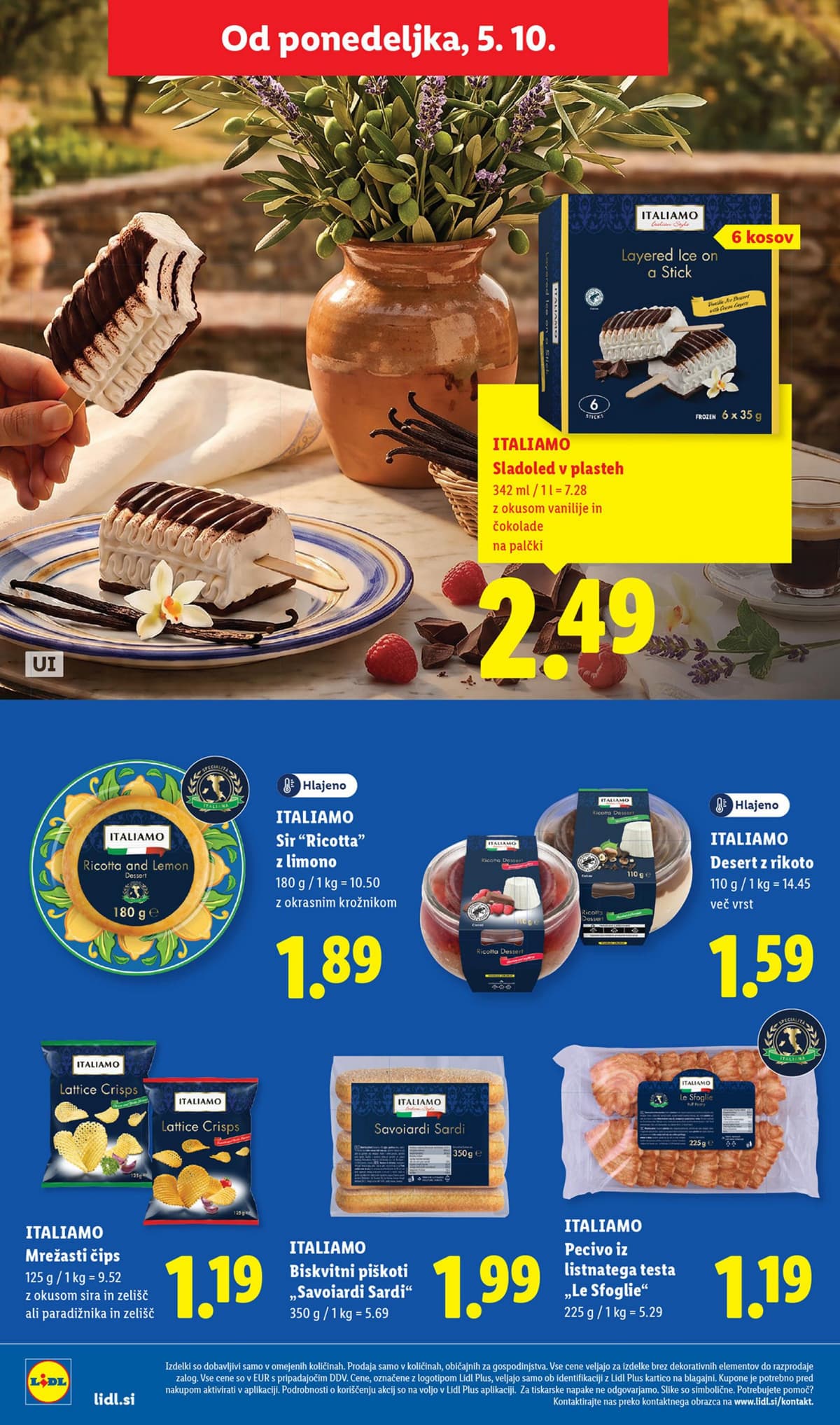 Stran 40. Lidl kataloga - Živila