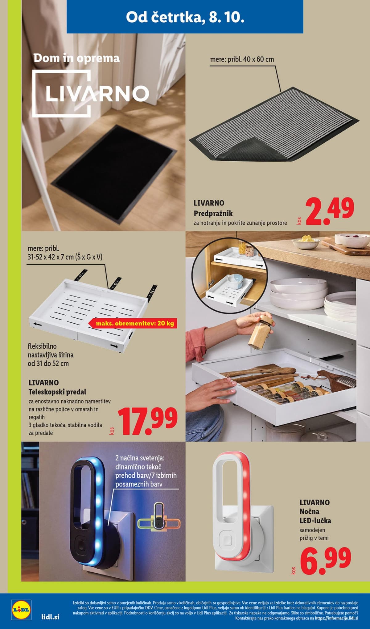 Stran 10. Lidl kataloga - Neživila od 05.10.2026.