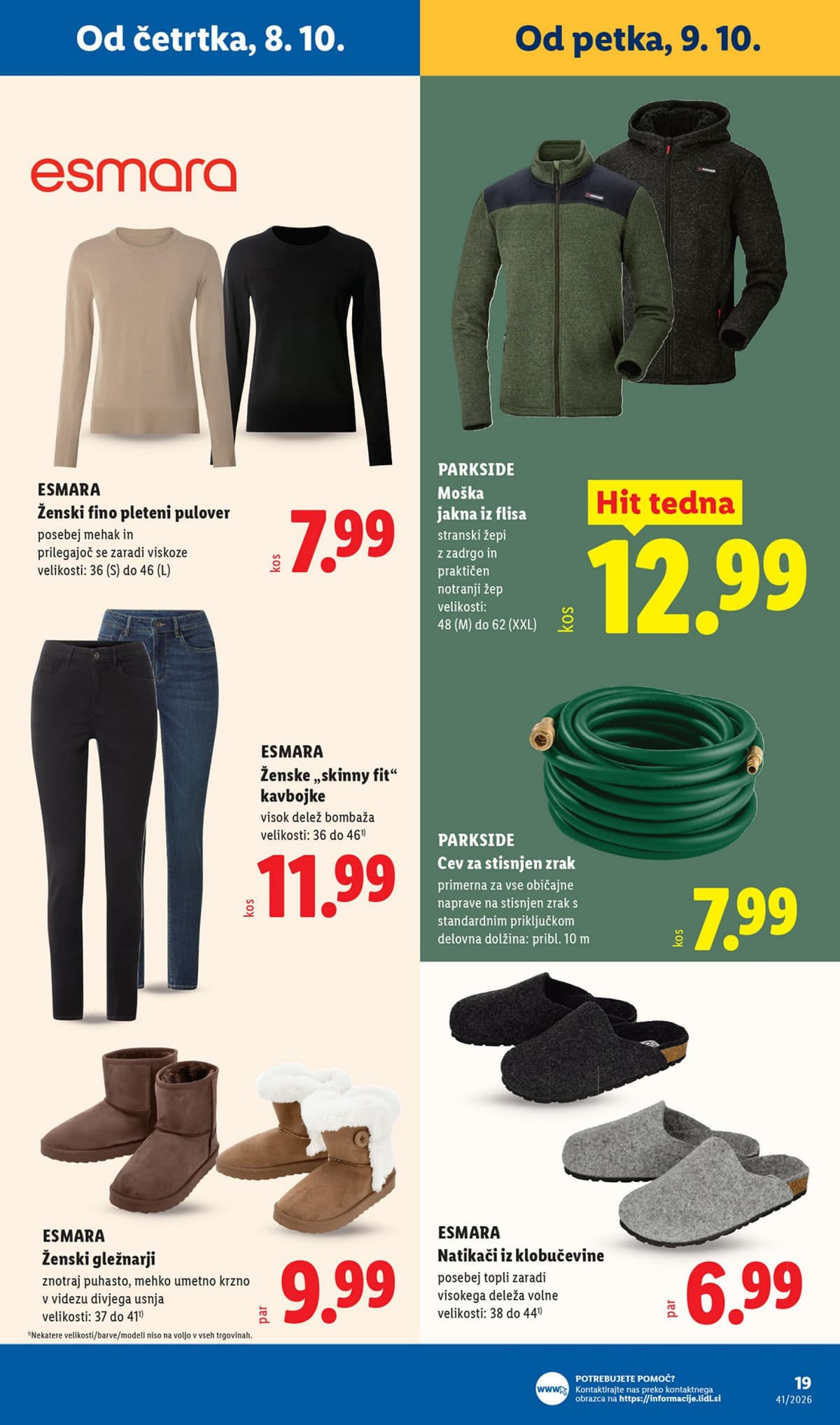 Stran 15. Lidl kataloga - Neživila od 05.10.2026.