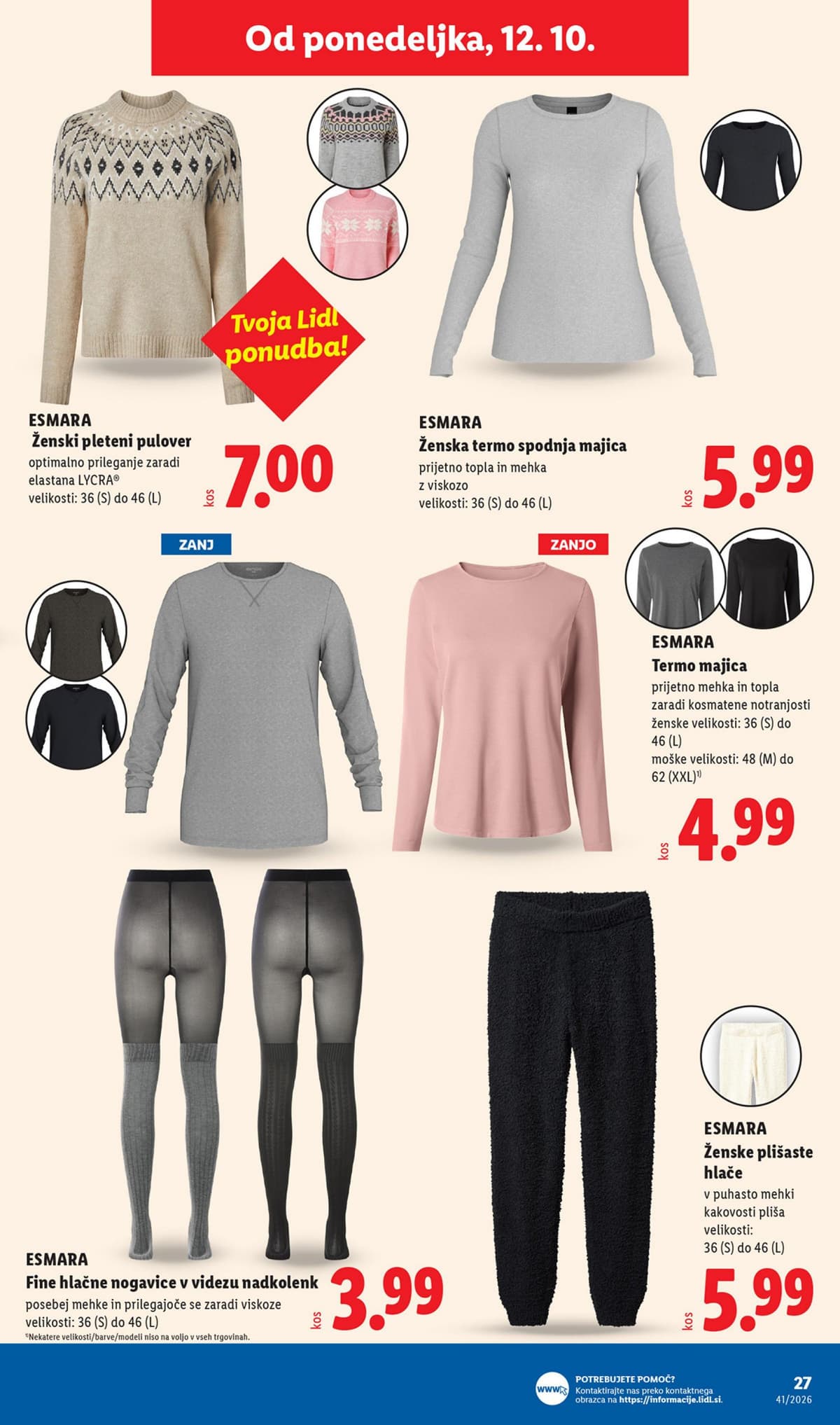 Stran 17. Lidl kataloga - Neživila od 05.10.2026.
