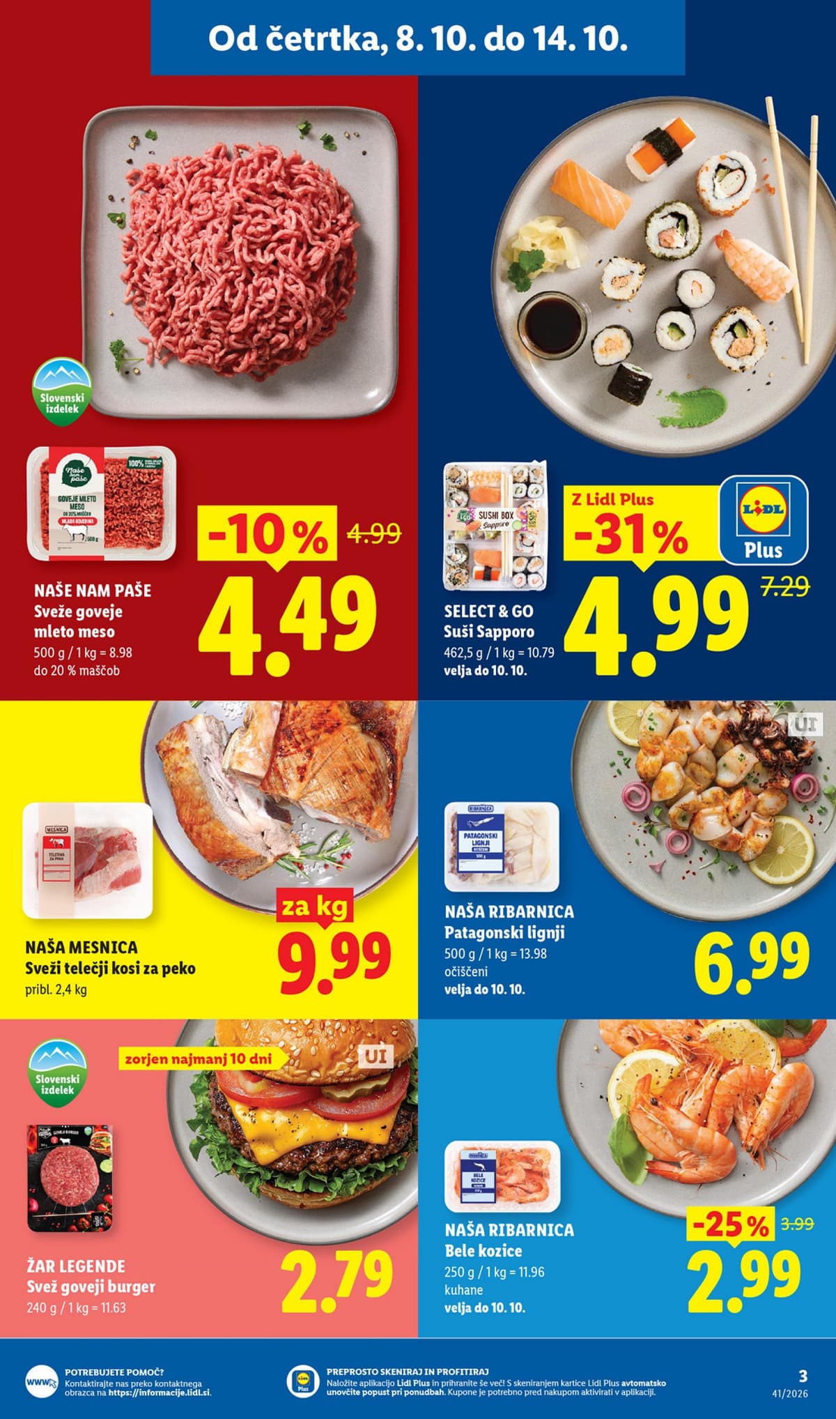 Stran 3. Lidl kataloga - Živila od 05.10.2026.