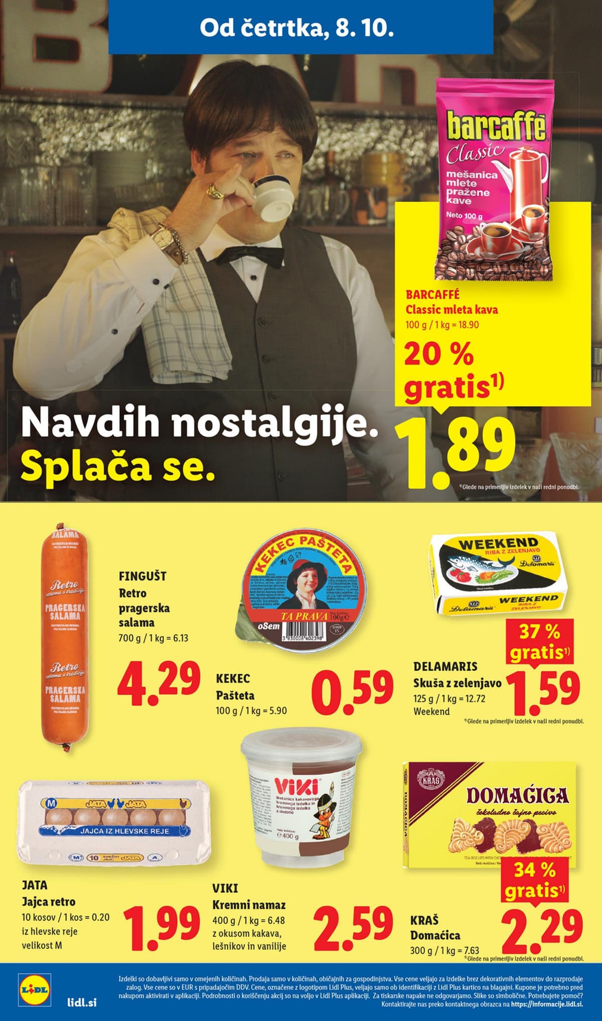 Stran 16. Lidl kataloga - Živila od 05.10.2026.